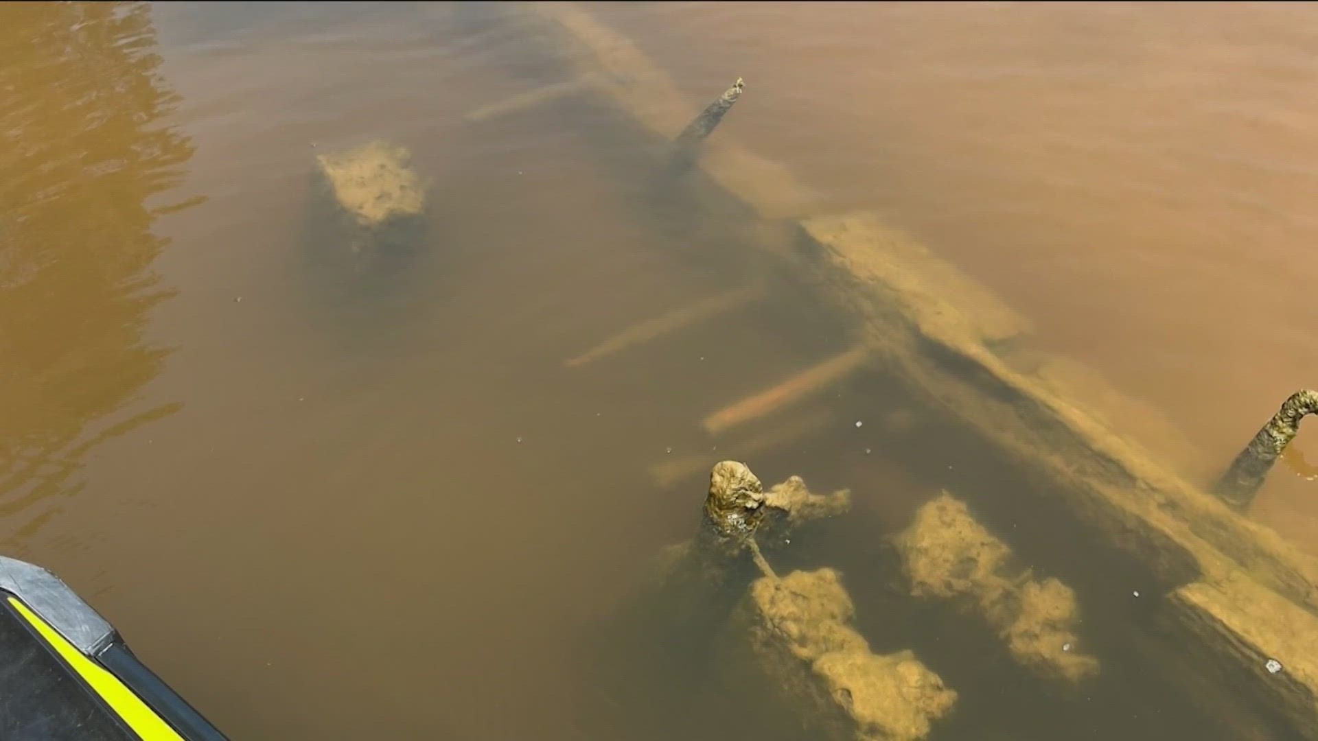An archaeologist will soon visit the Neches River to investigate after a man discovered remnants of an old ship buried just inches beneath the water's surface.