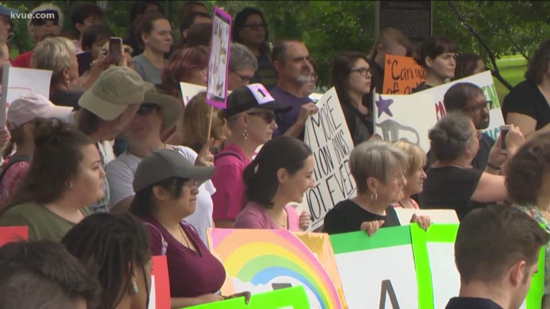New abortion laws have led to national rallies to be held including right here in Austin.