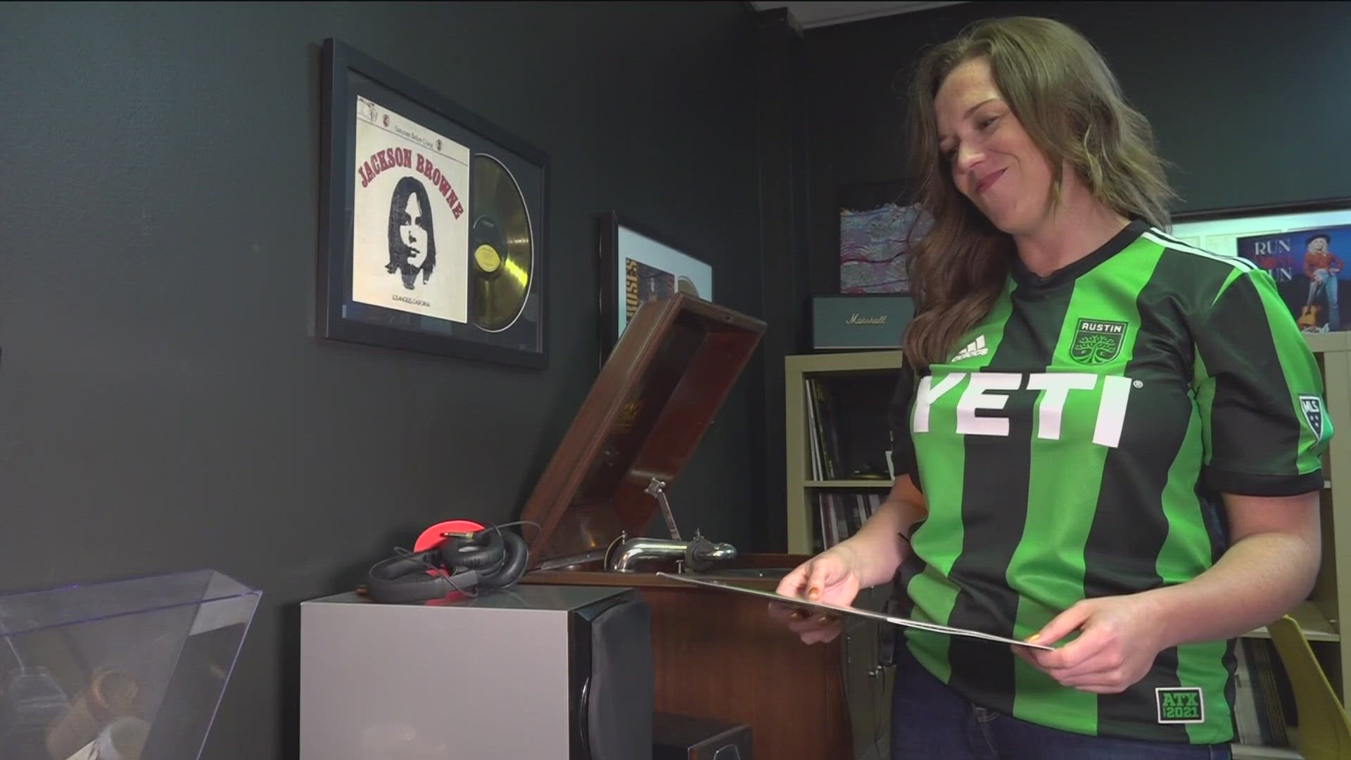 Austin FC teamed up with local record press, Gold Rush Vinyl. Now you can relive your VERDE memories with a limited-edition record.