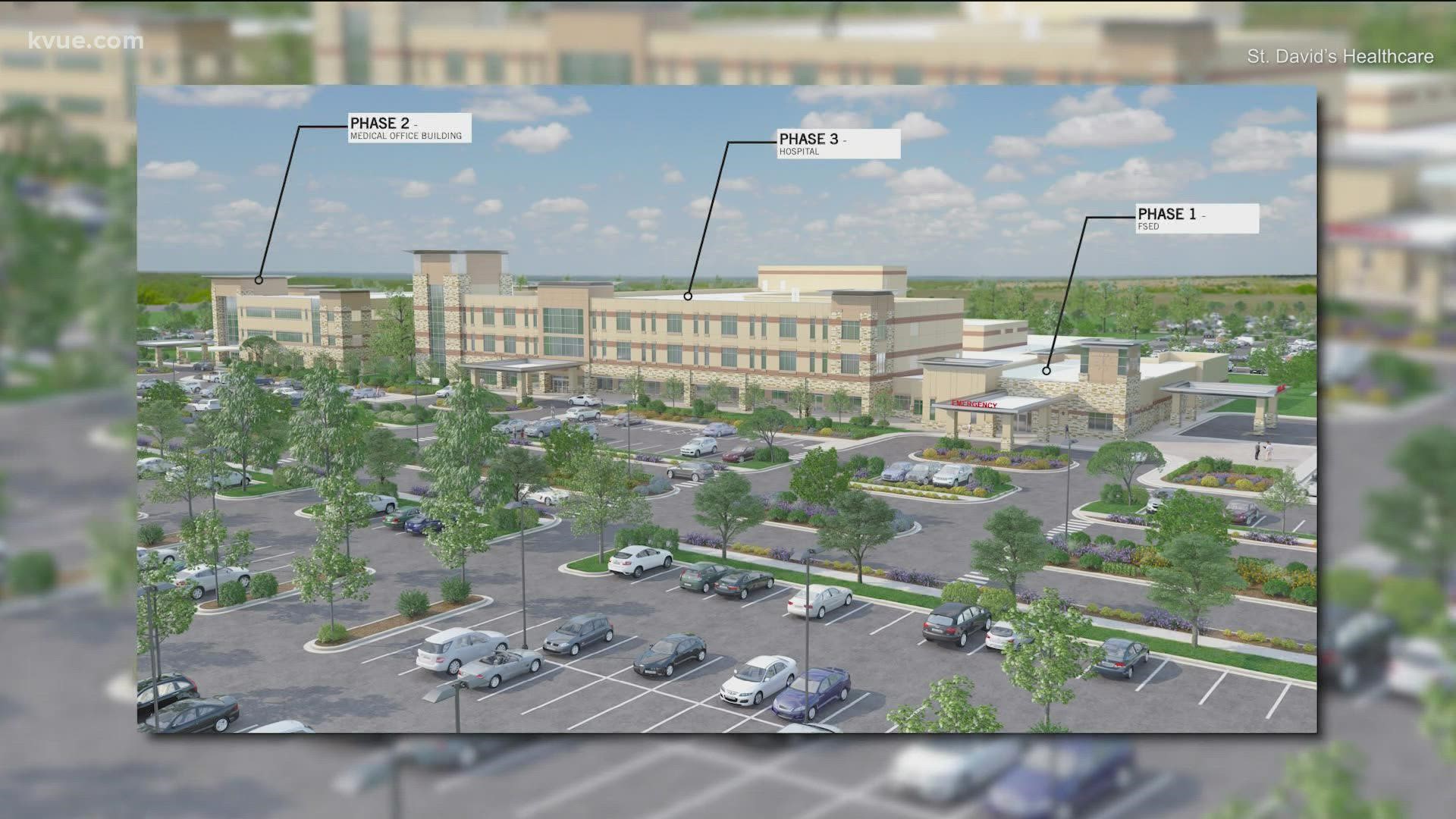 The hospitals are part of a nearly $1 billion investment that will also include expanding and renovating existing facilities.