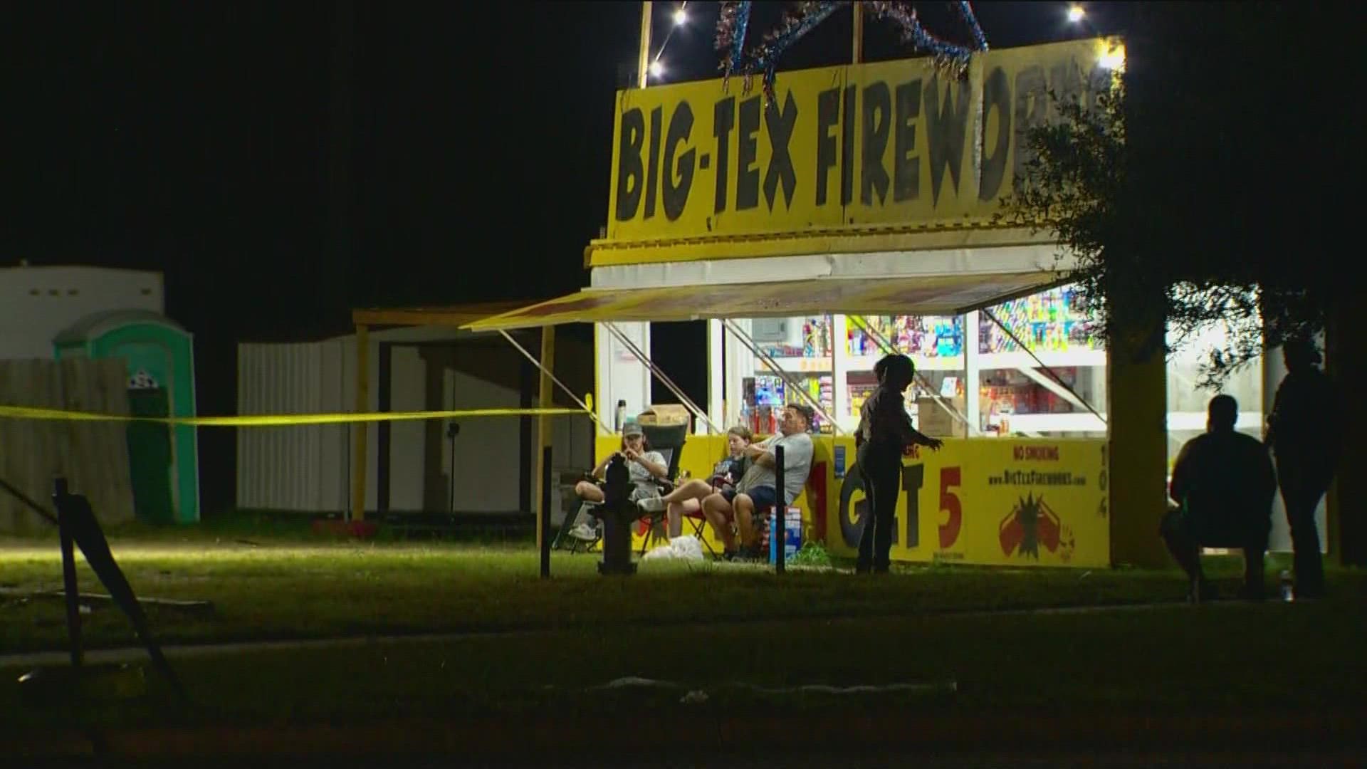 The Travis County Sheriff's Office is investigating an aggravated robbery incident at Big Tex Fireworks in North Austin.