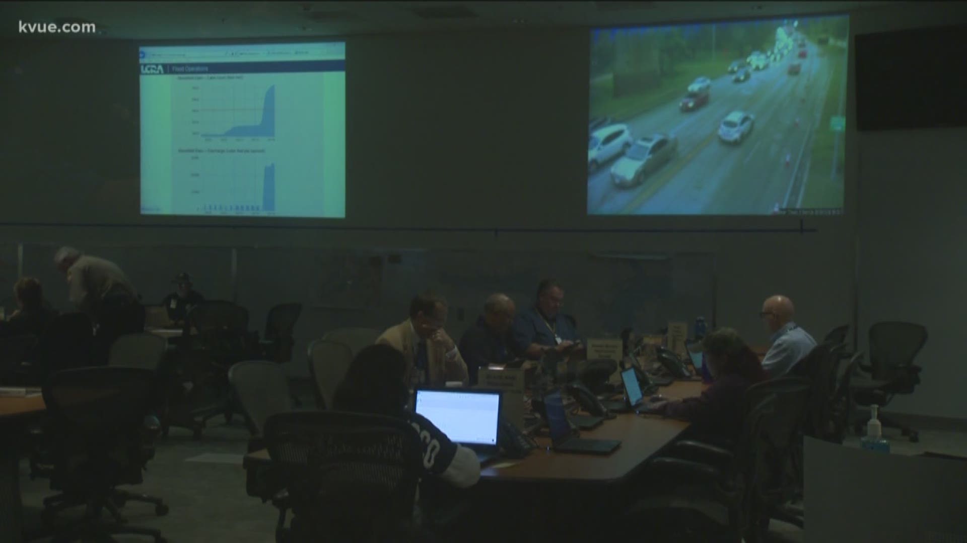 The Austin-Travis County Emergency Operations Center opened Thursday to prepare for more possible flooding help.