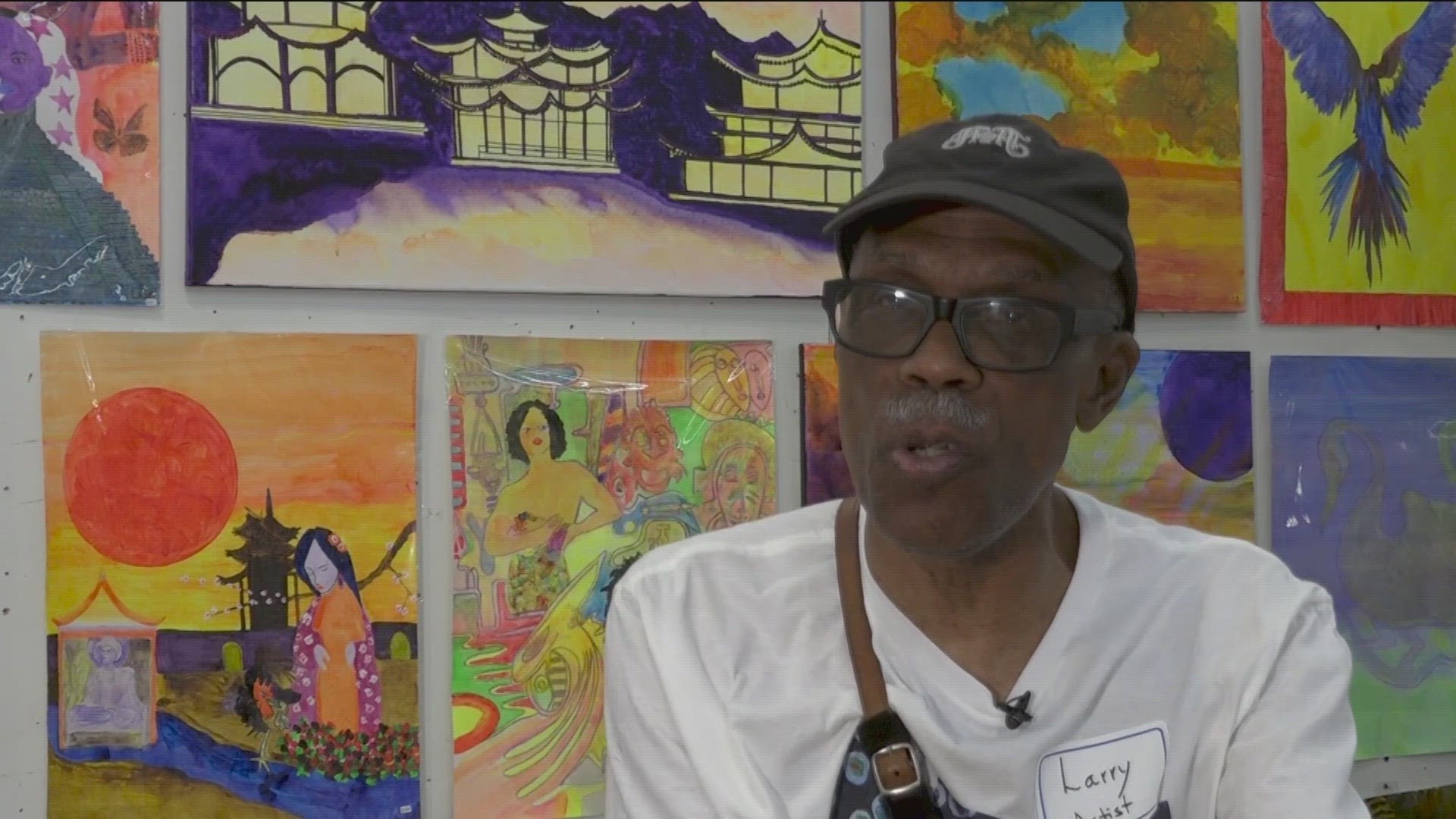 This weekend marked the 31st year of the Art from the Streets show in Austin. It gives homeless and at risk people the chance to sell their artwork.