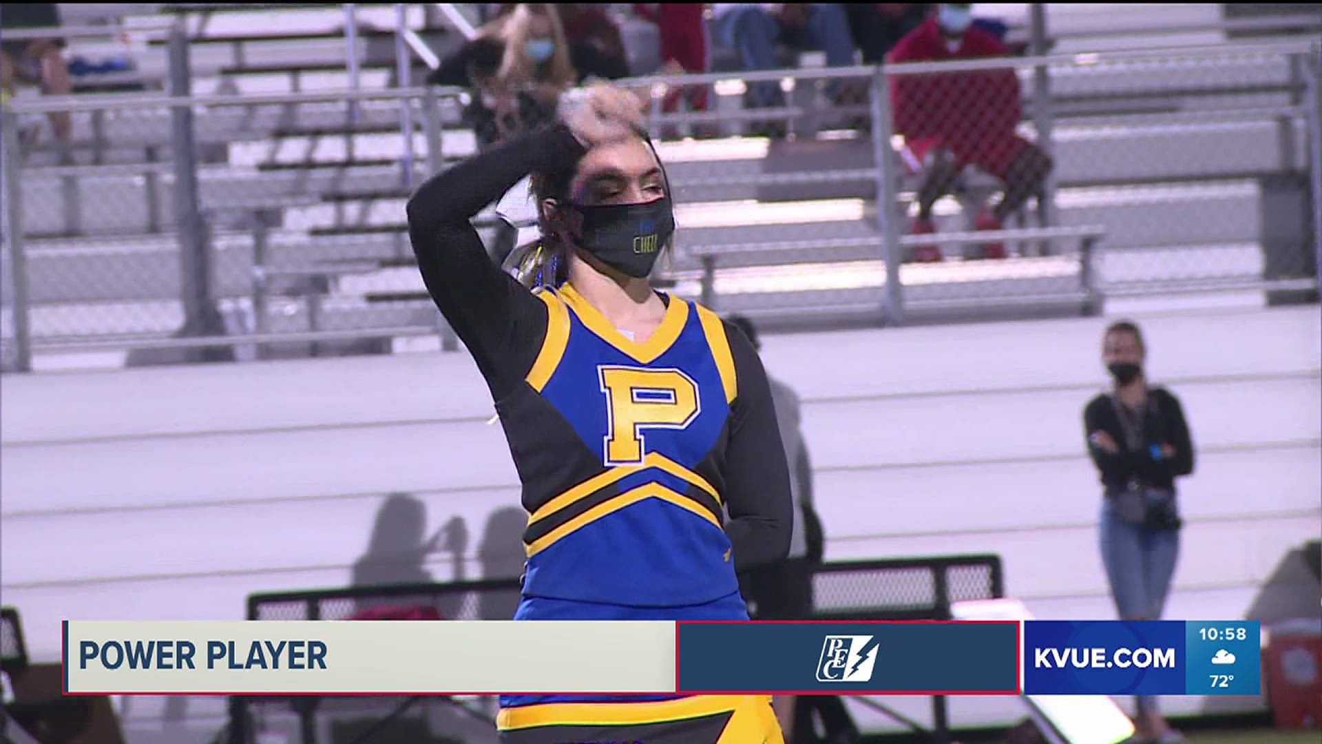 KVUE's Power Player of the Week is Pflugerville cheer captain Daniella Cadalzo. Join us for Friday Football Fever.
