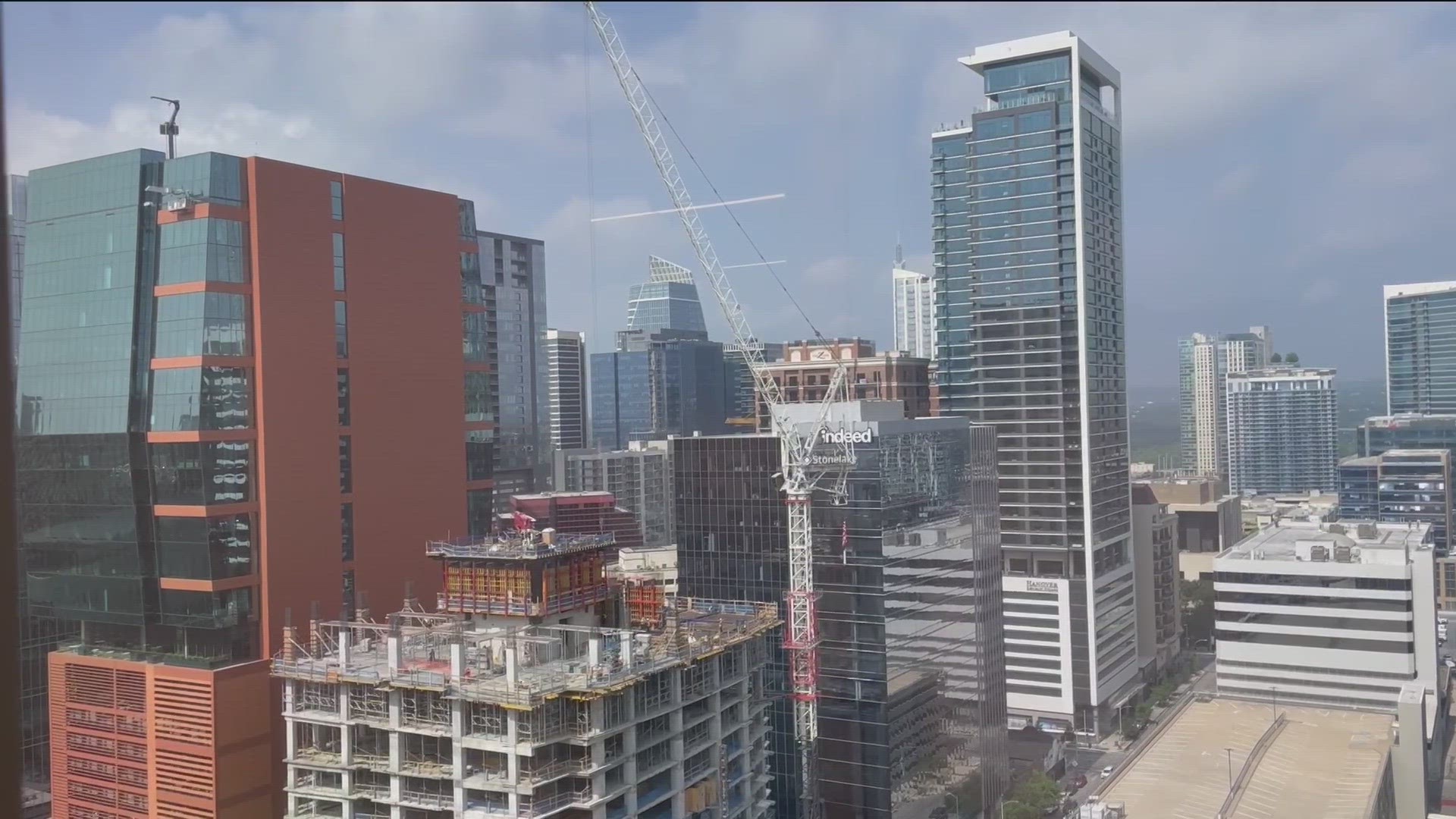 Construction cranes are popping up everywhere, especially in Downtown Austin and near the UT Austin campus.