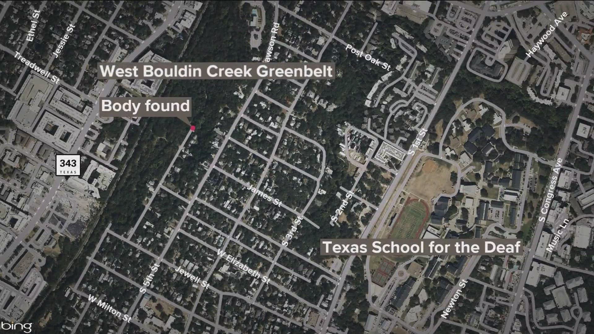 Police were notified of a potential murder that occurred months prior in the West Bouldin Creek Greenbelt.