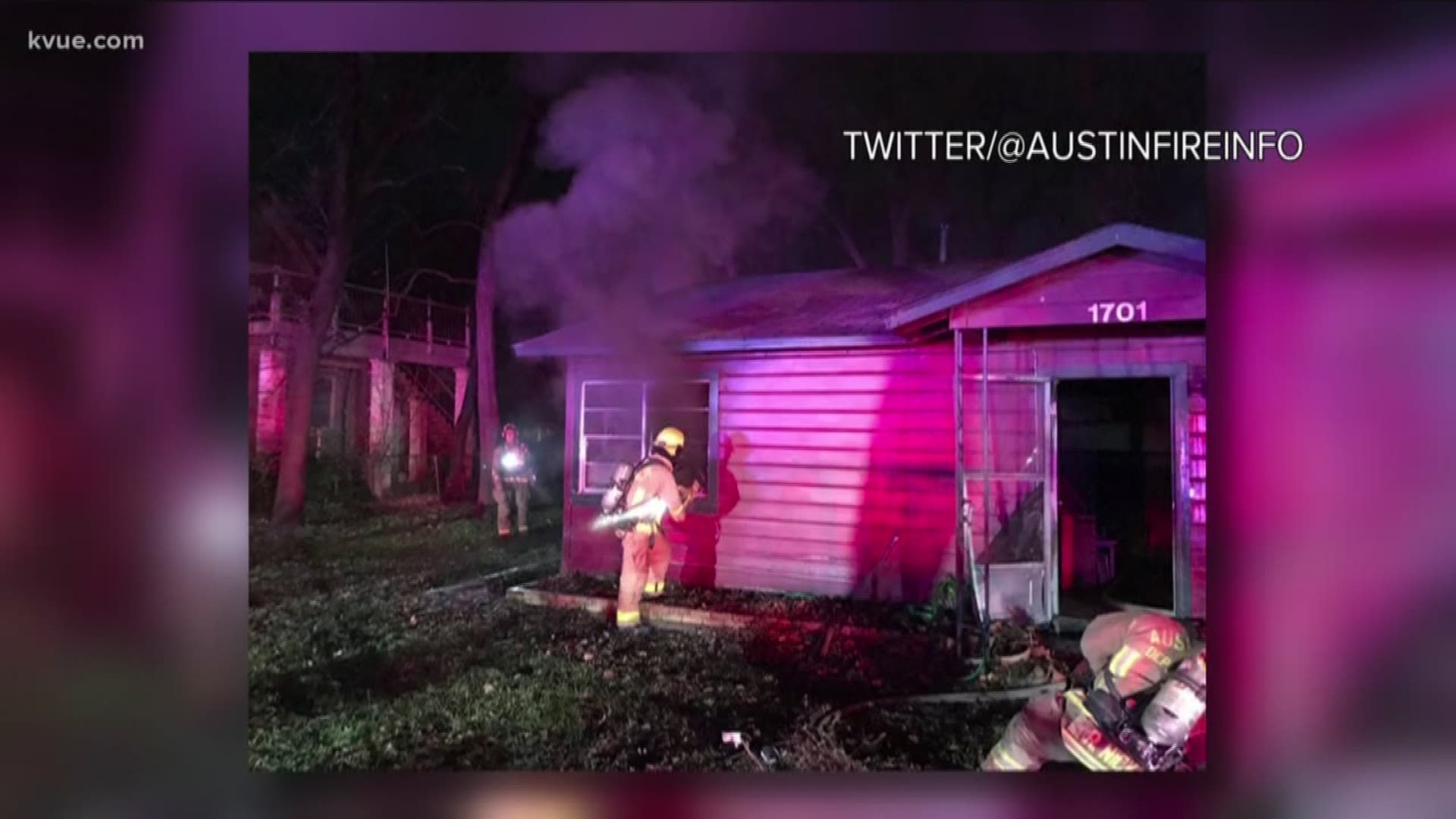 A man barely escaped his own home when his house caught on fire.