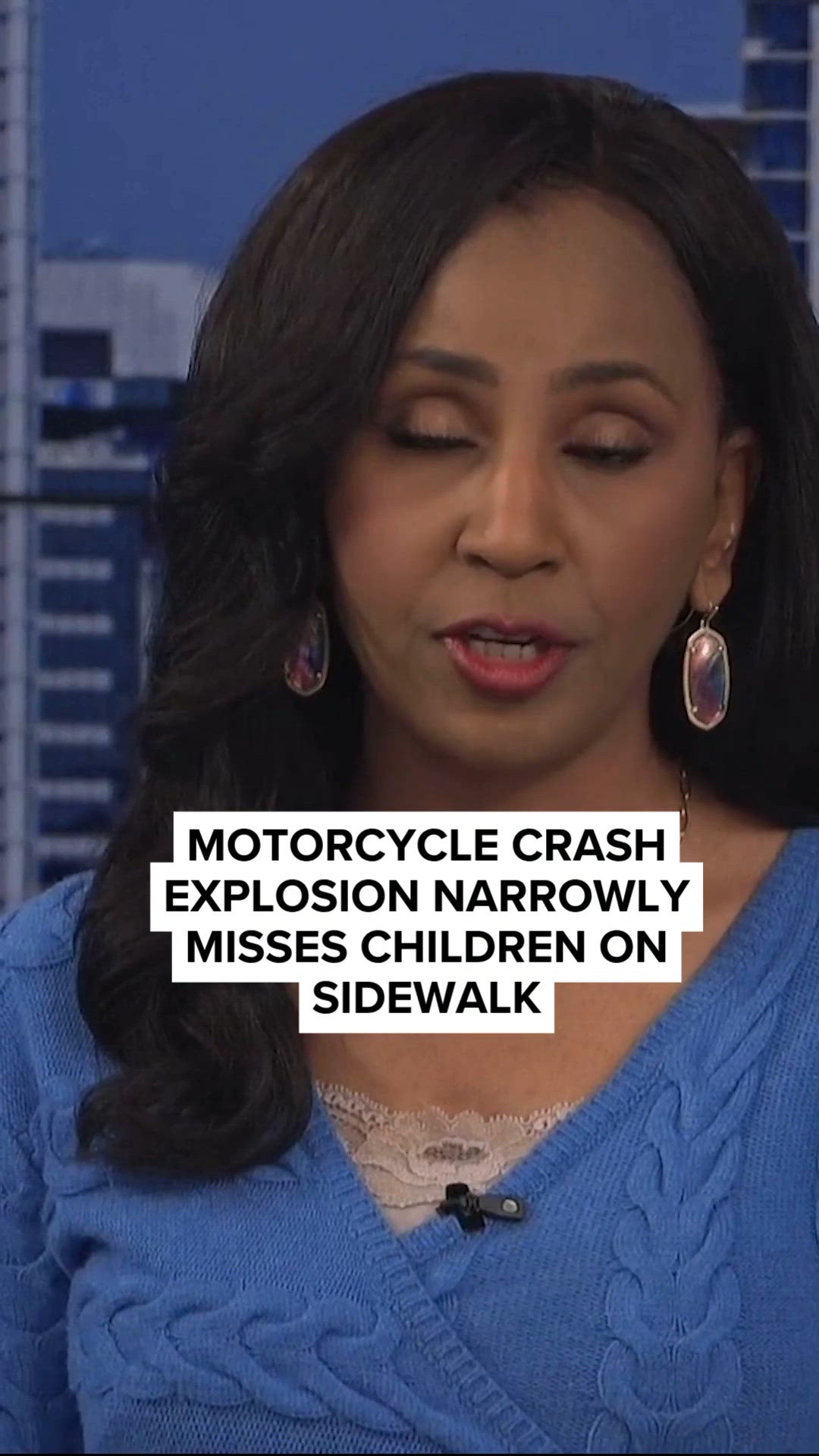 Close call caught on camera as motorcycle crash explosion narrowly ...