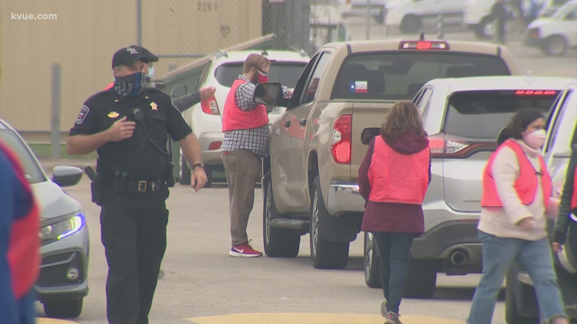 A drive-thru event in Travis County gave those already vaccinated with one shot their second COVID-19 vaccine shot. Similar events are planned for the future.