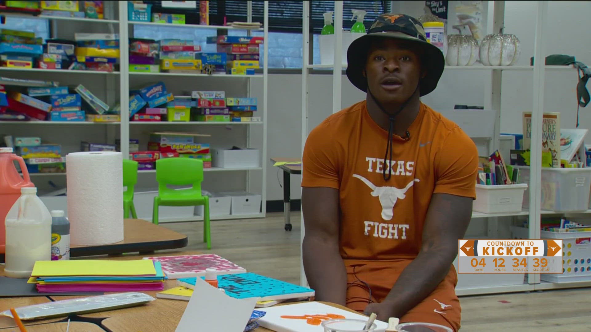 Texas edge rusher Colin Simmons' little brother, Clayton, has impacted him in many ways, including wanting to give back to kids with special needs.