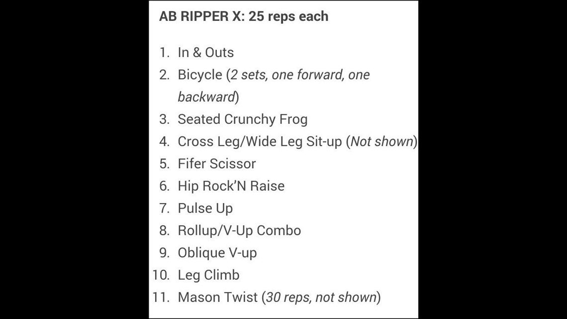 P90x ab shop ripper exercises