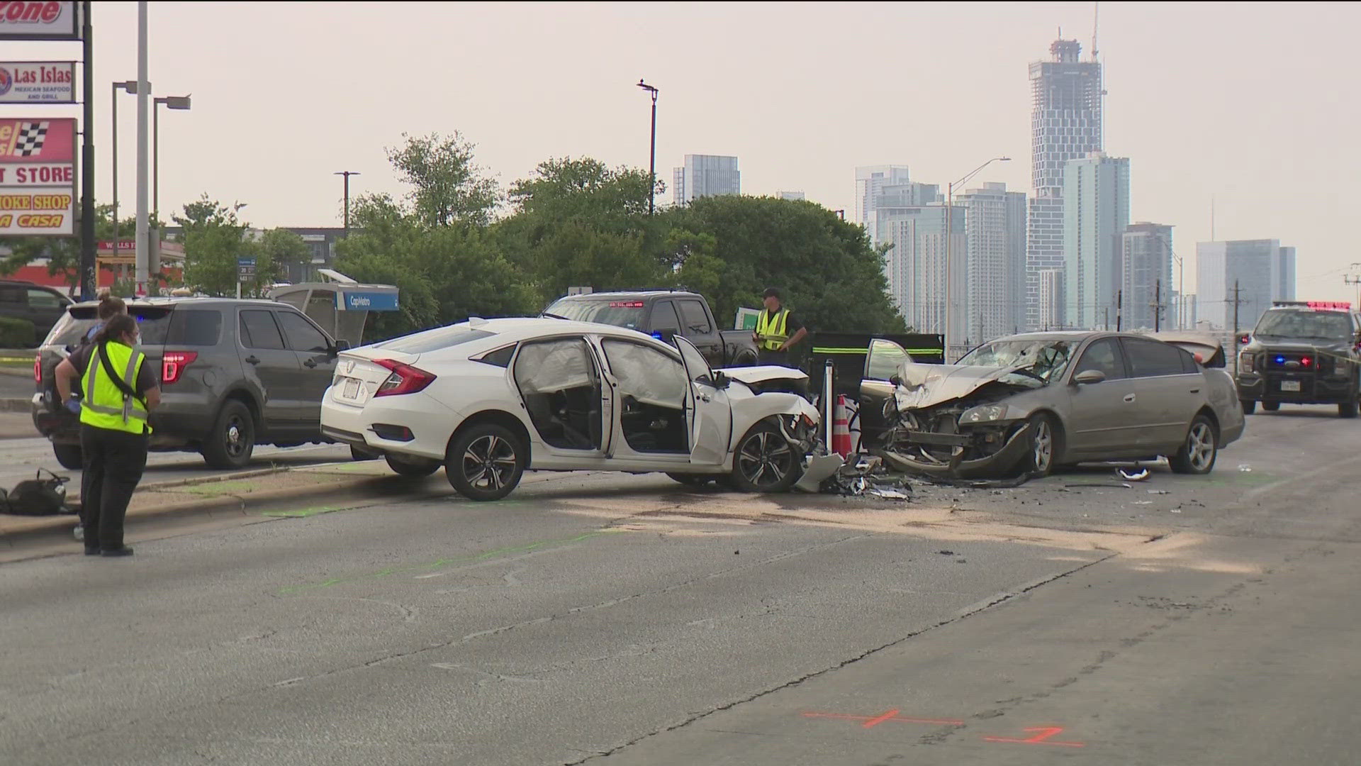 Police have released the name of a woman killed in a crash on East Riverside Drive.