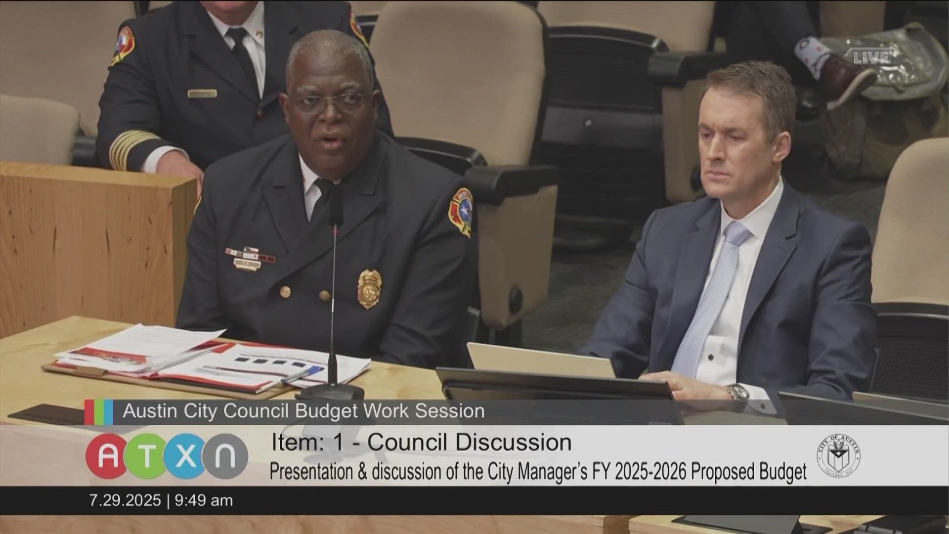 The proposed staffing cuts would reduce the number of firefighters on one engine. 