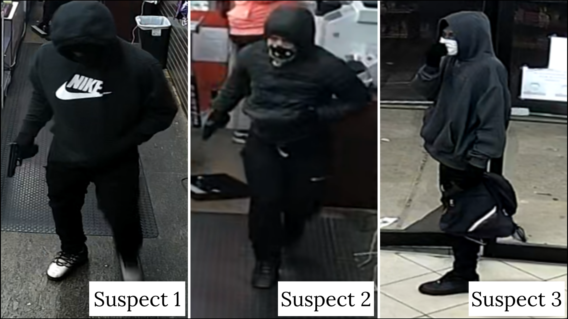 Austin police searching for 3 robbery suspects; $1,000 reward offered ...
