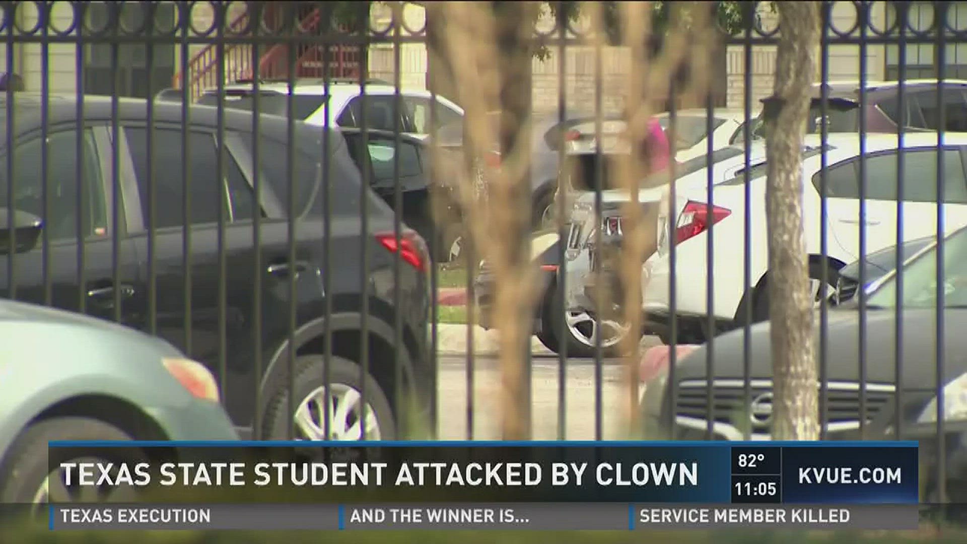 Texas State student attacked by clown