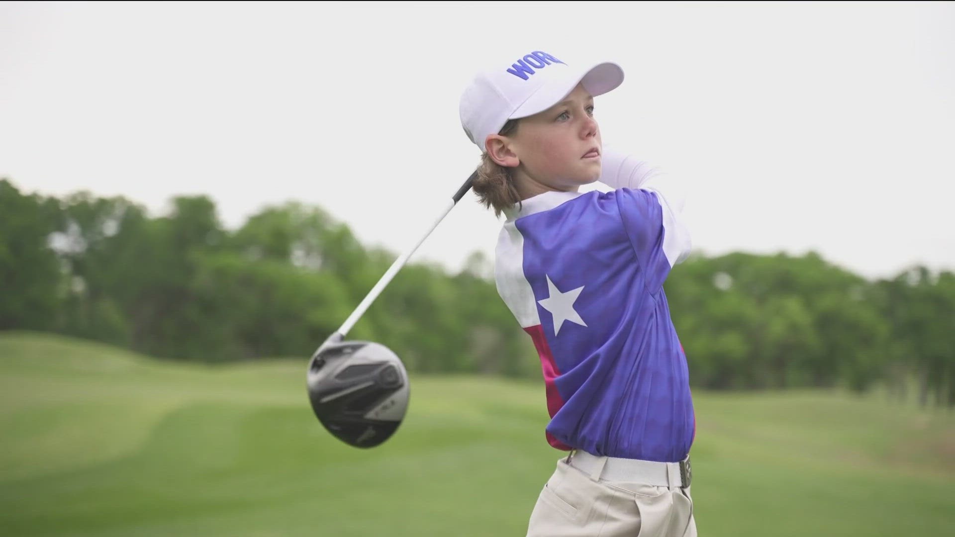 Golfing prodigy Texas Terry won the U.S. Kids Golf World Championship at just 8 years old. Now 11, Texas is headed to Augusta.