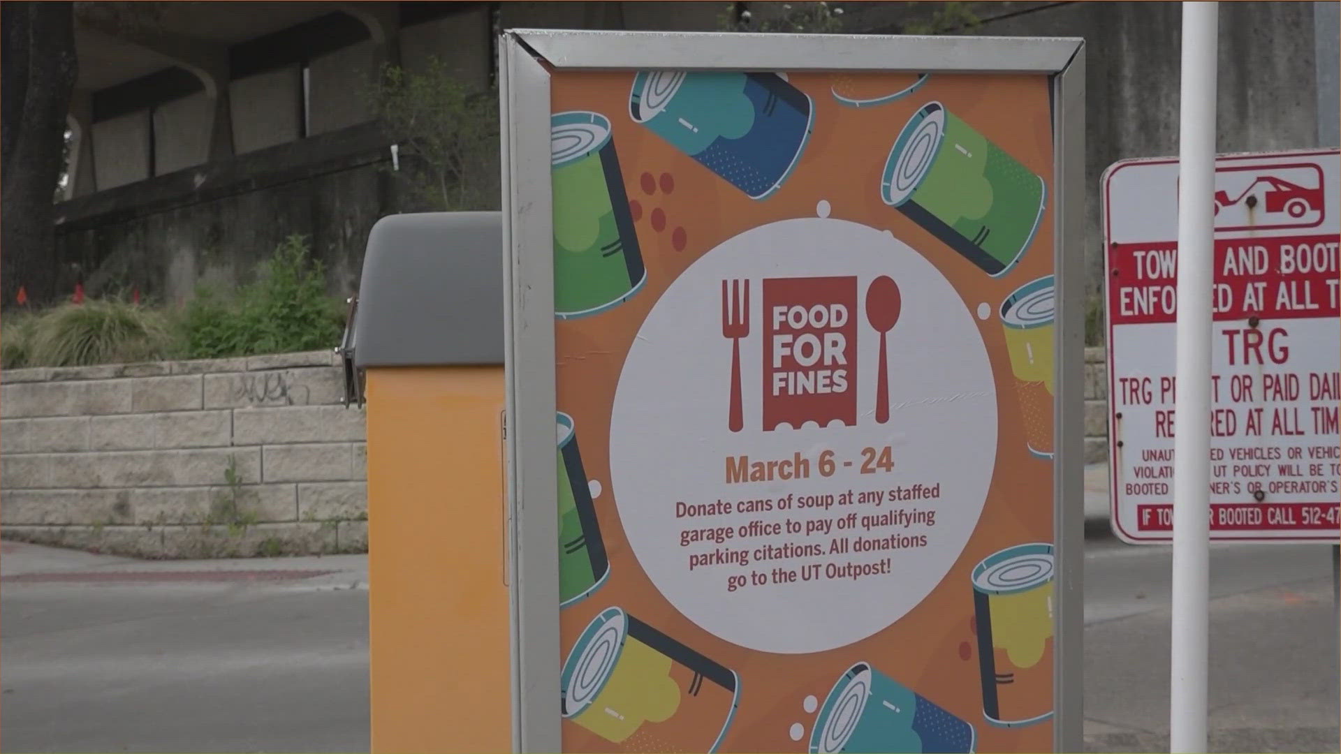 Looking to pay off a parking ticket? The program allows you to do so by donating food through Nov. 27. 