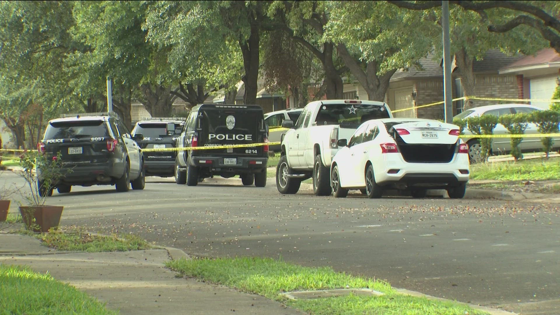 Two Austin police officers are on administrative leave after a shooting on Saturday morning.