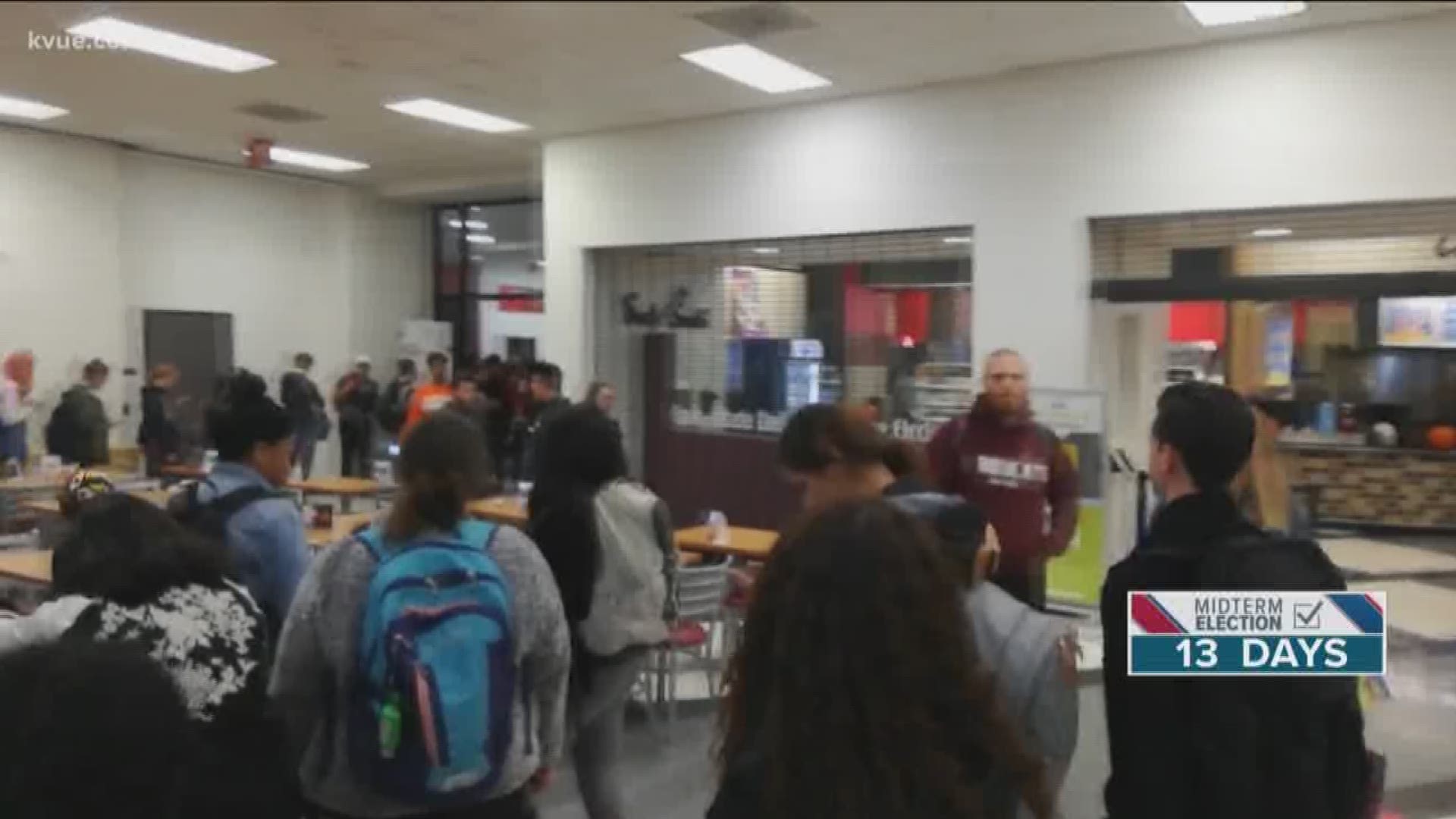 Students at Texas State are worried about getting their votes in. They are not begging the county for more days to vote because of long lines.