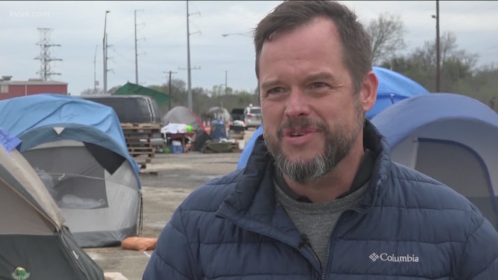 Right now, more than 130 people call the state's homeless camp home.