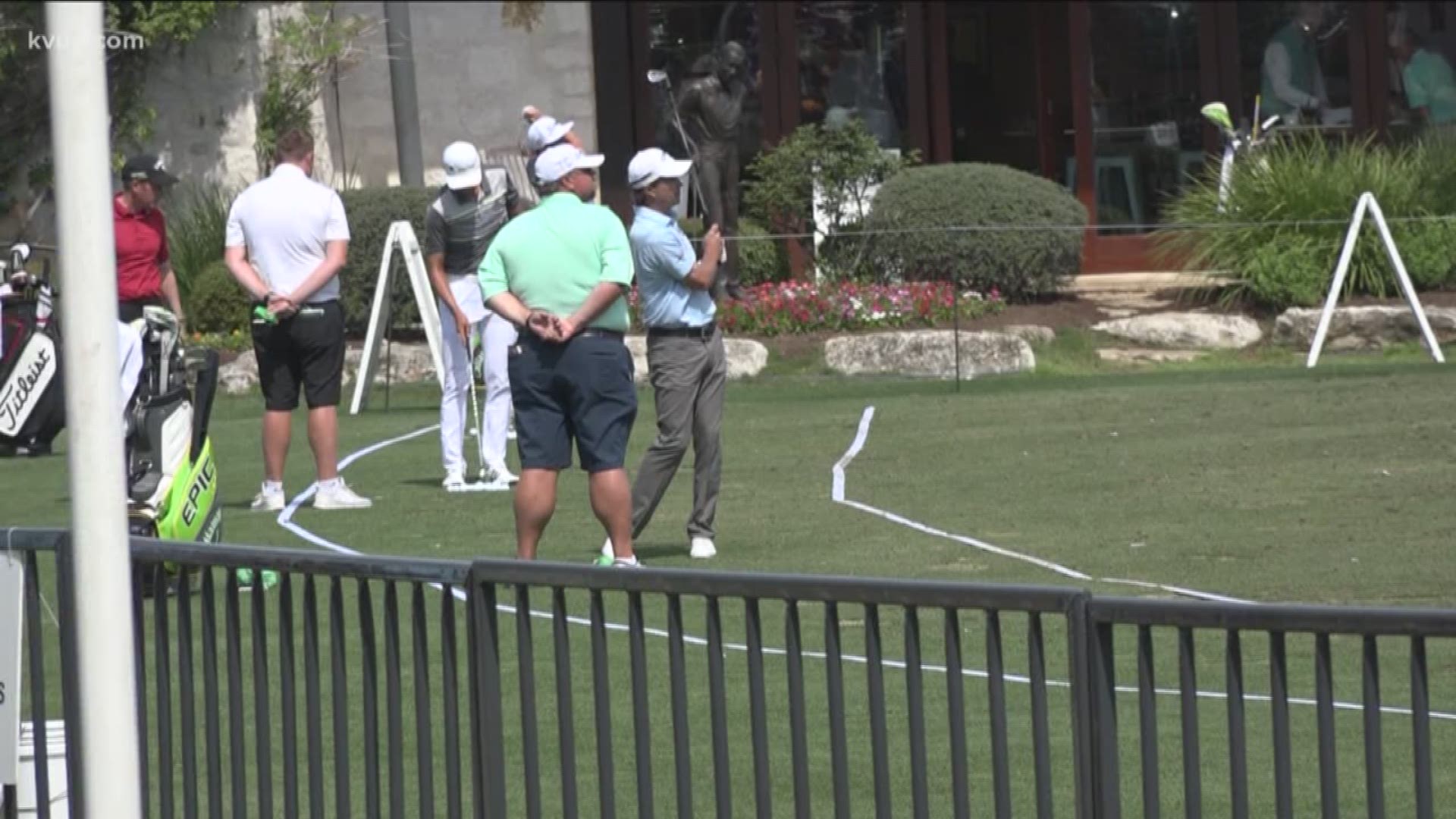 Hundreds are at the Austin Country Club this week to cheer on their favorite golfers at Dell Match Play.