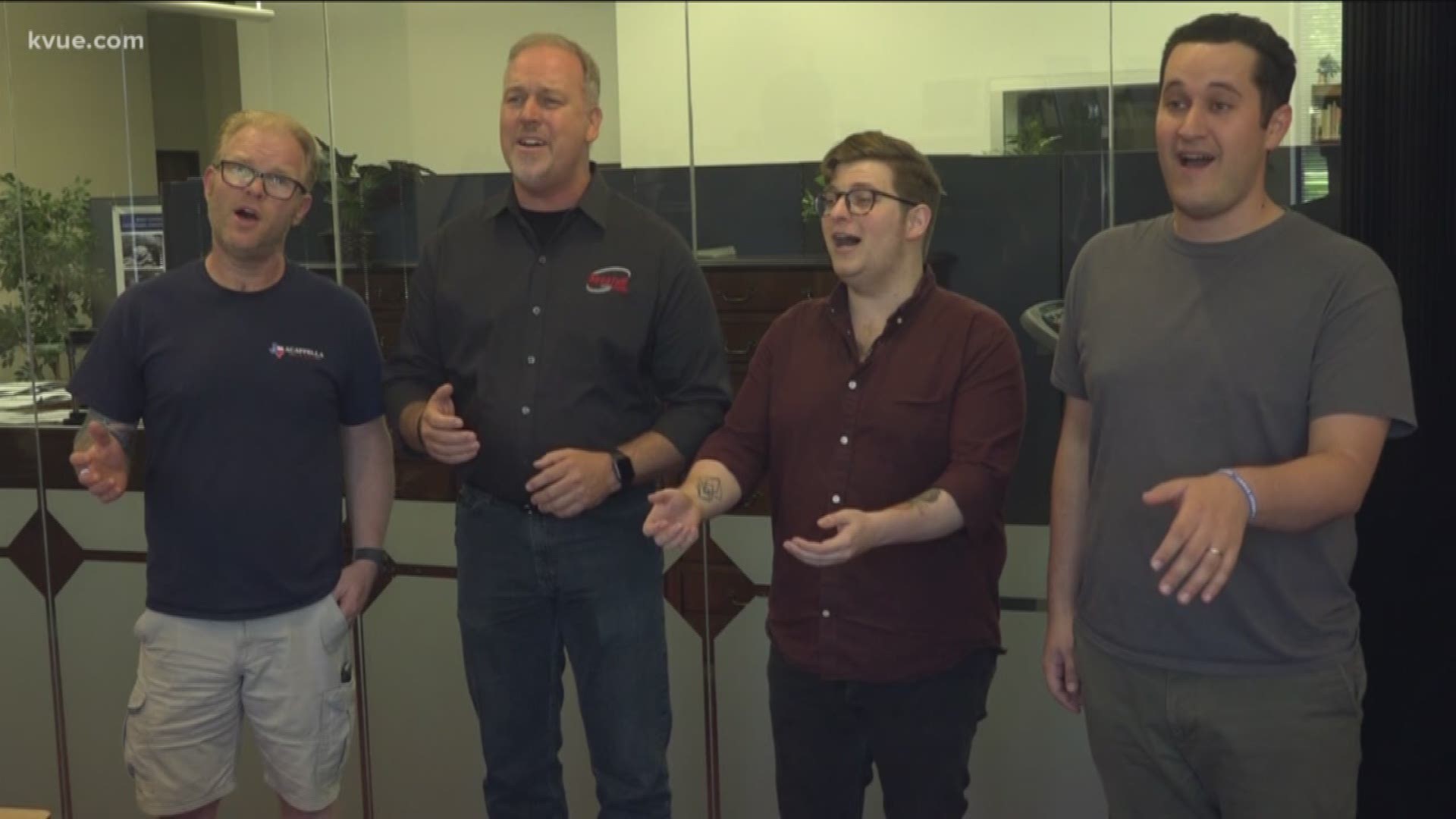 'Tempest' are competing at the Barbershop Harmony Society International Convention.
