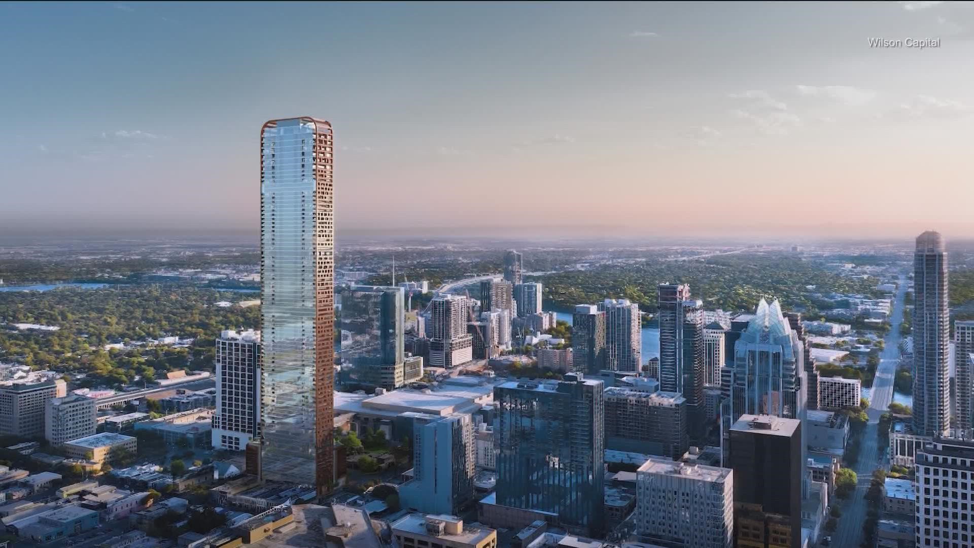 A new tower planned for Downtown Austin could become not only the tallest building in the city but the tallest in the state.