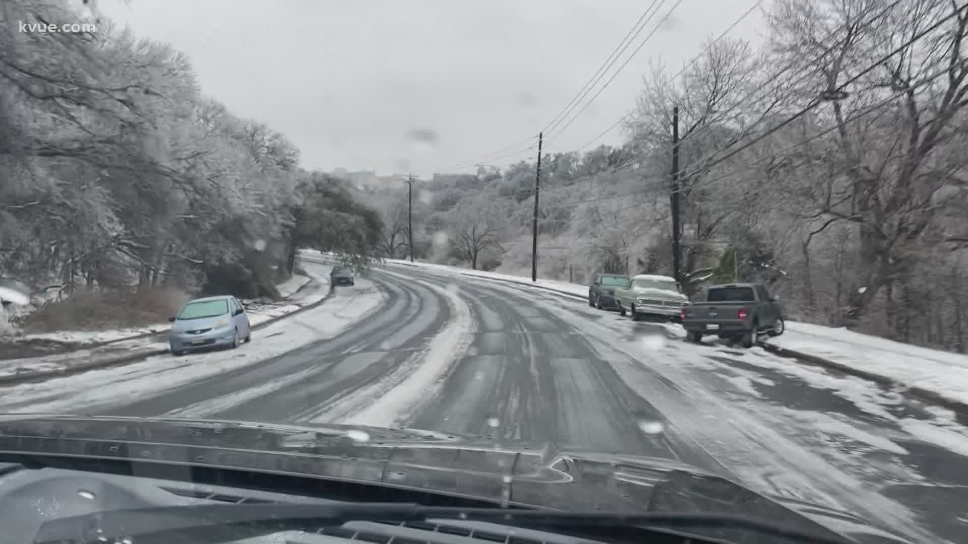 The winter storms made driving on local roads almost impossible. Two agencies that take care of roads in the area are looking at what could've been done differently.