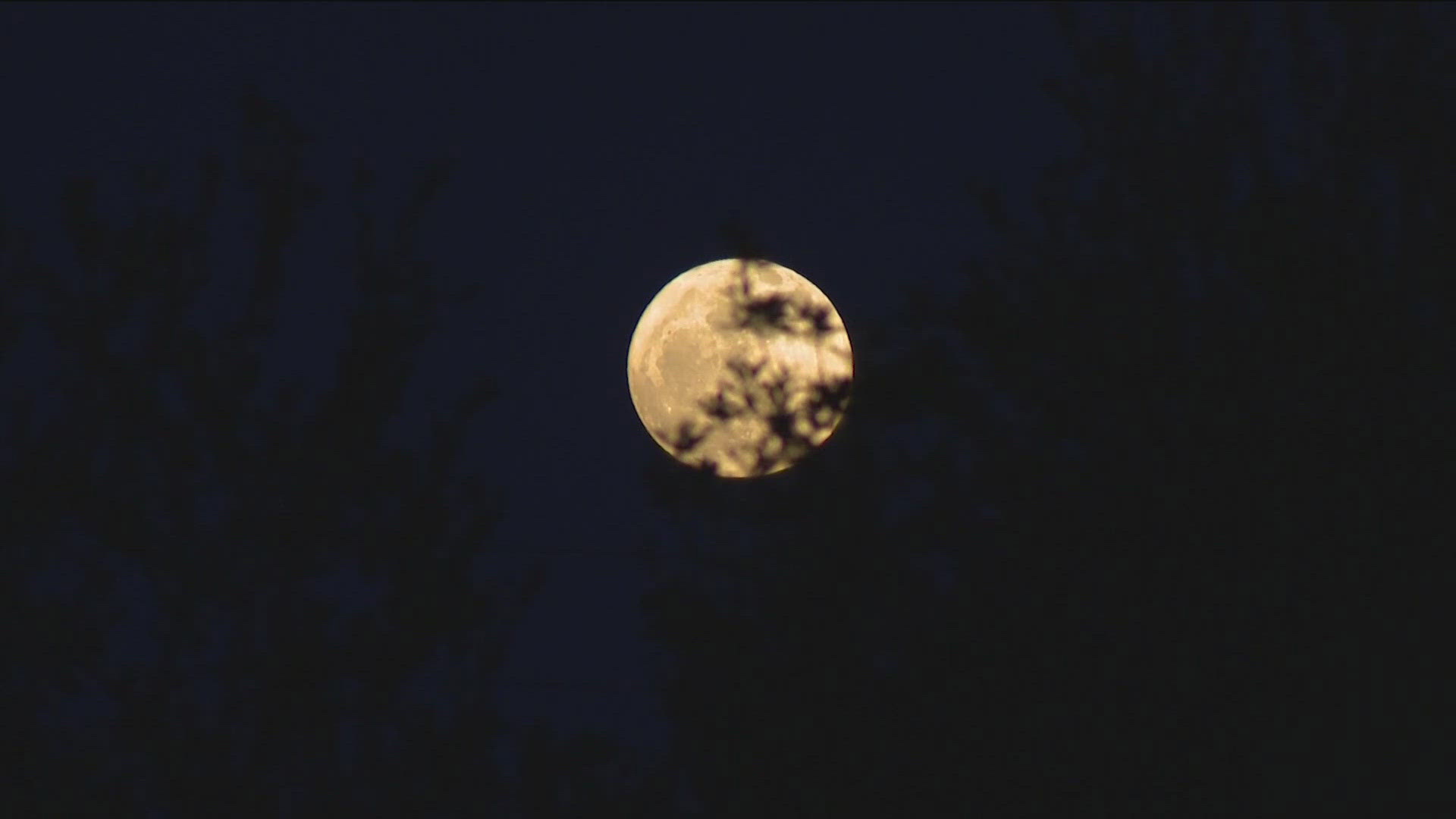 The moon is expected to be at its fullest around 3 a.m. Saturday, but NASA says it will appear full for a few days.