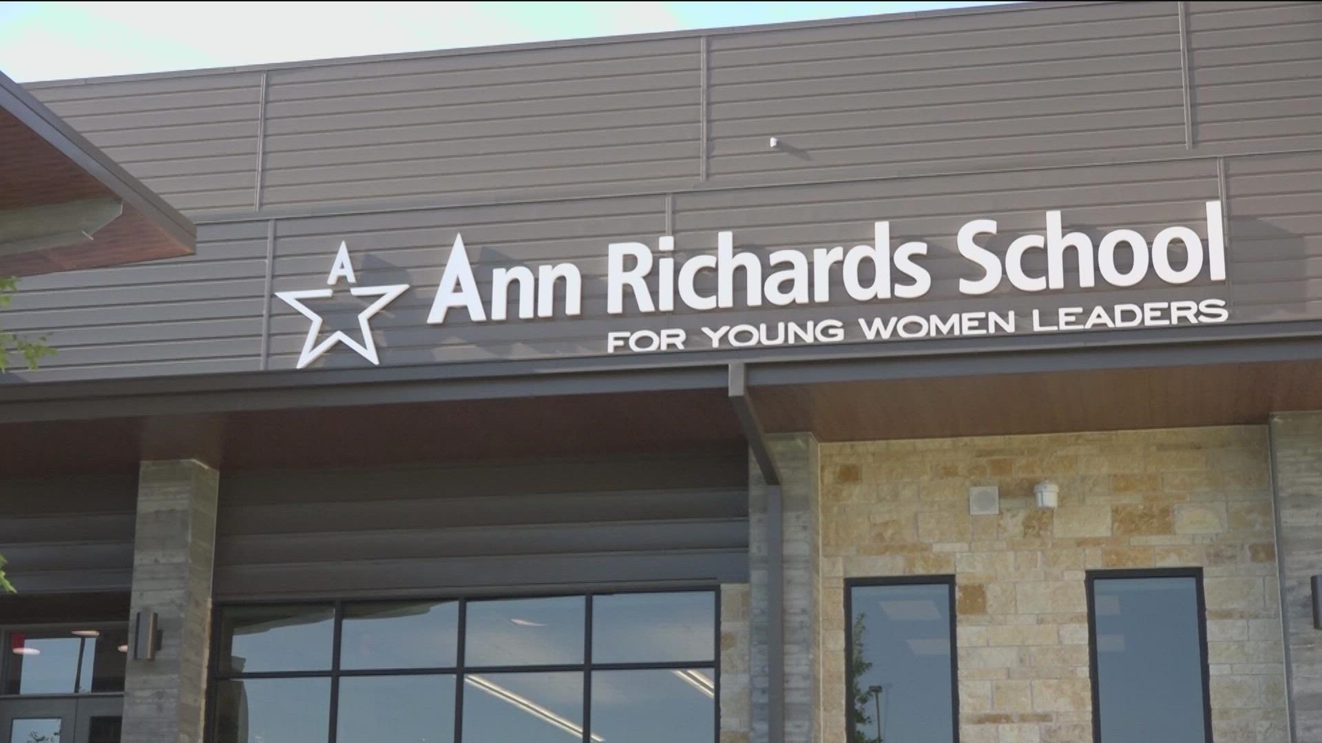 The Ann Richards School for Young Women Leaders in Austin puts a focus on building its students up so they can make change in the future.