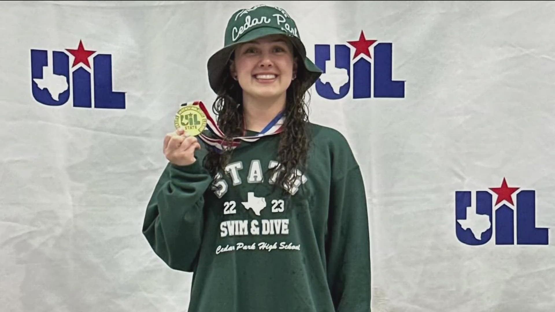 Cedar Park swimmer Michaela Koltz is the Abacus Plumbing Athlete of the Week. Koltz is a 100-yard breaststroke state champion and Rice University commit for pre-med.