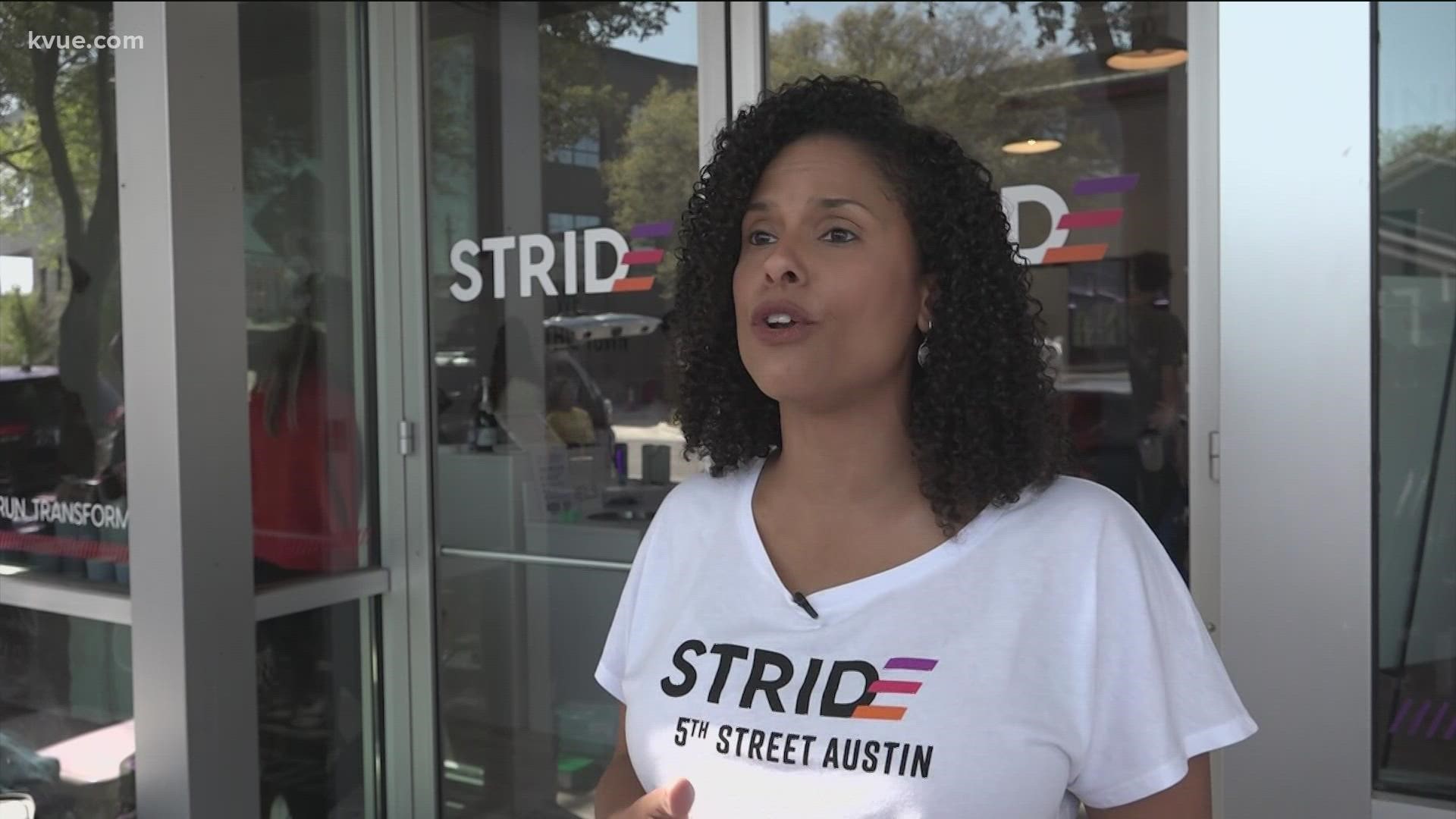 A new fitness studio, STRIDE 5th Street, hosted a grand opening event for the community Saturday morning.