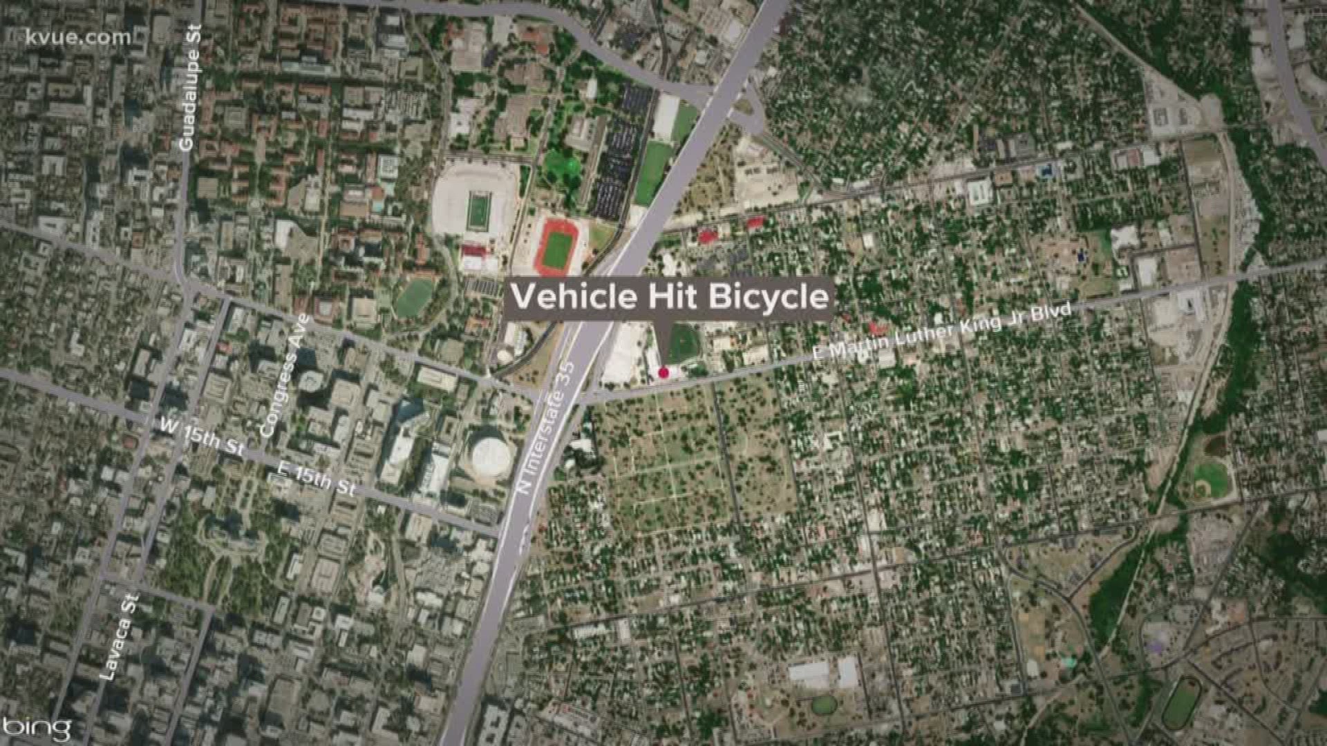 A cyclist in Downtown Austin has died after being hit by a vehicle.