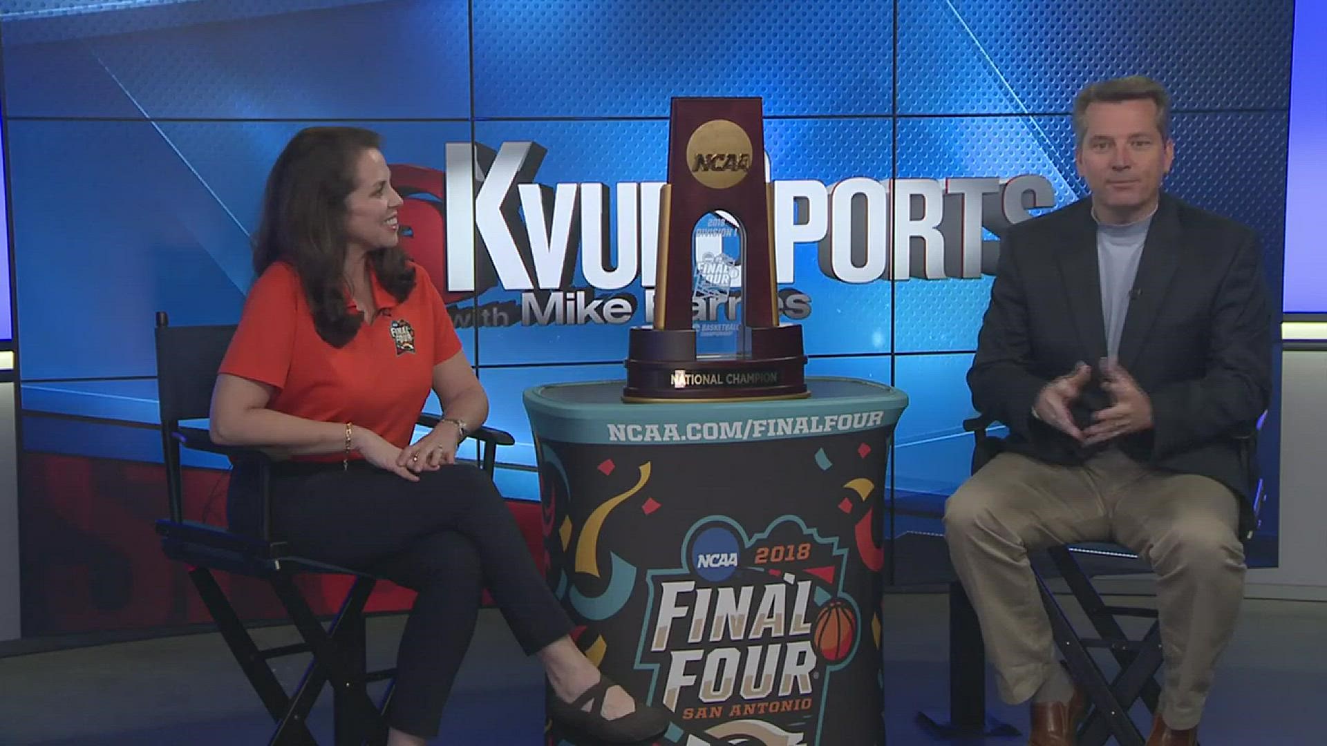 The Final Four is coming to San Antonio. Mary Ullman Japhet of the San Antonio Organizing Committee talks with KVUE's Mike Barnes