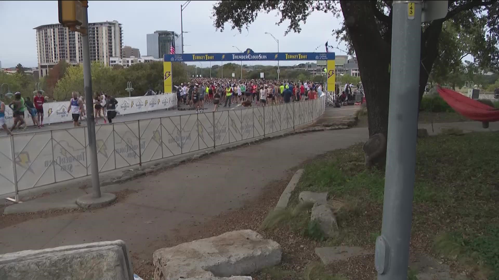 For the last 32 years, families across Austin have participated in the Turkey Trot to run before their meal and to raise money for the community.