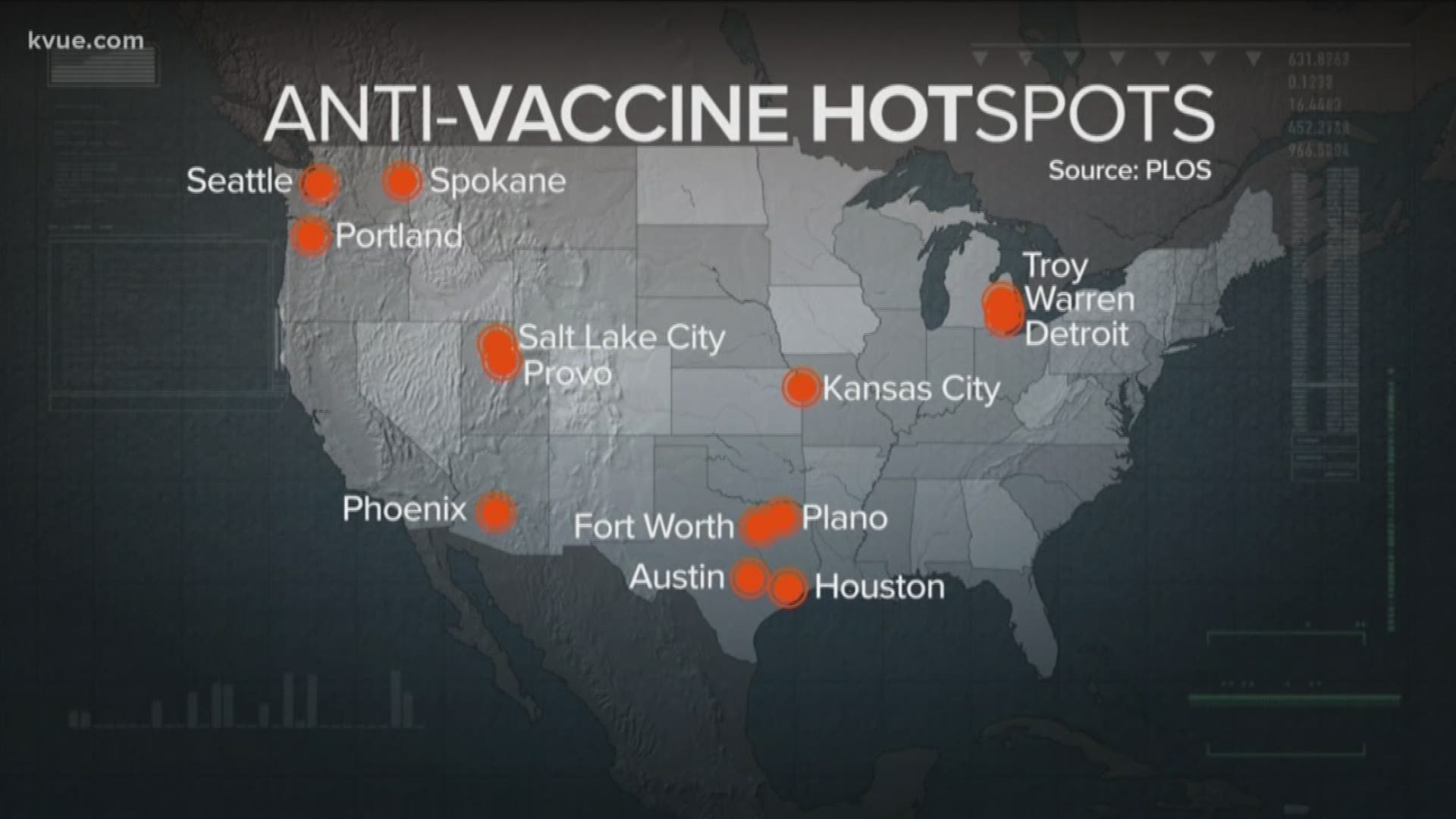 Austin is one of 14 so-called "hot spots" around the U.S. where there's a delay or refusal to vaccinate.