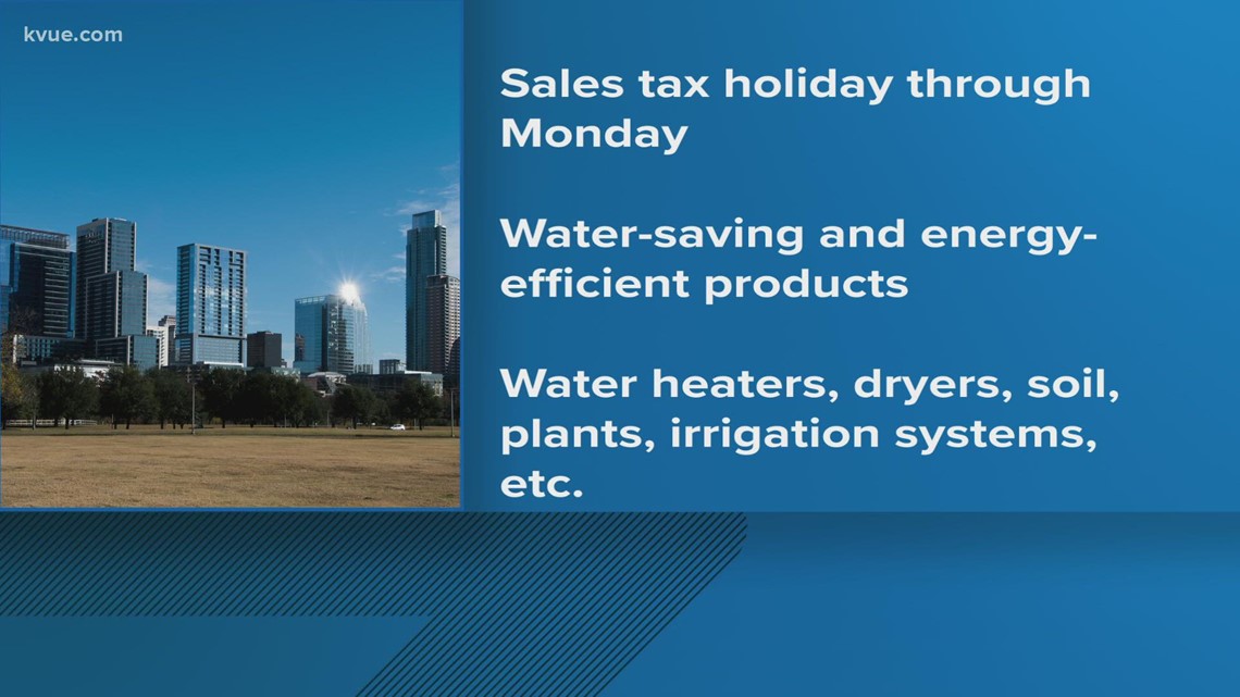 Sales tax holiday happening through Monday