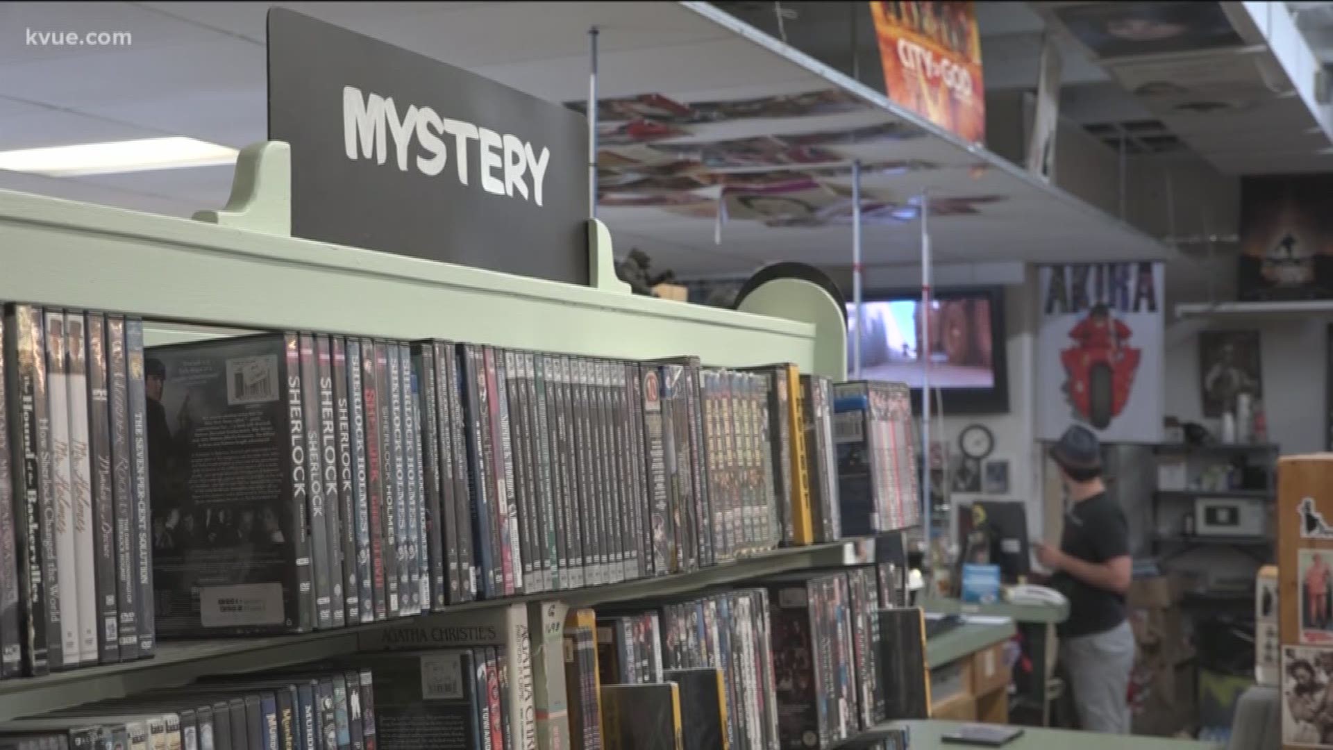 With Netflix, Hulu and all kinds of other ways to watch movies, there's not much demand for video stores anymore, but people are paying money to try to keep one in South Austin open.