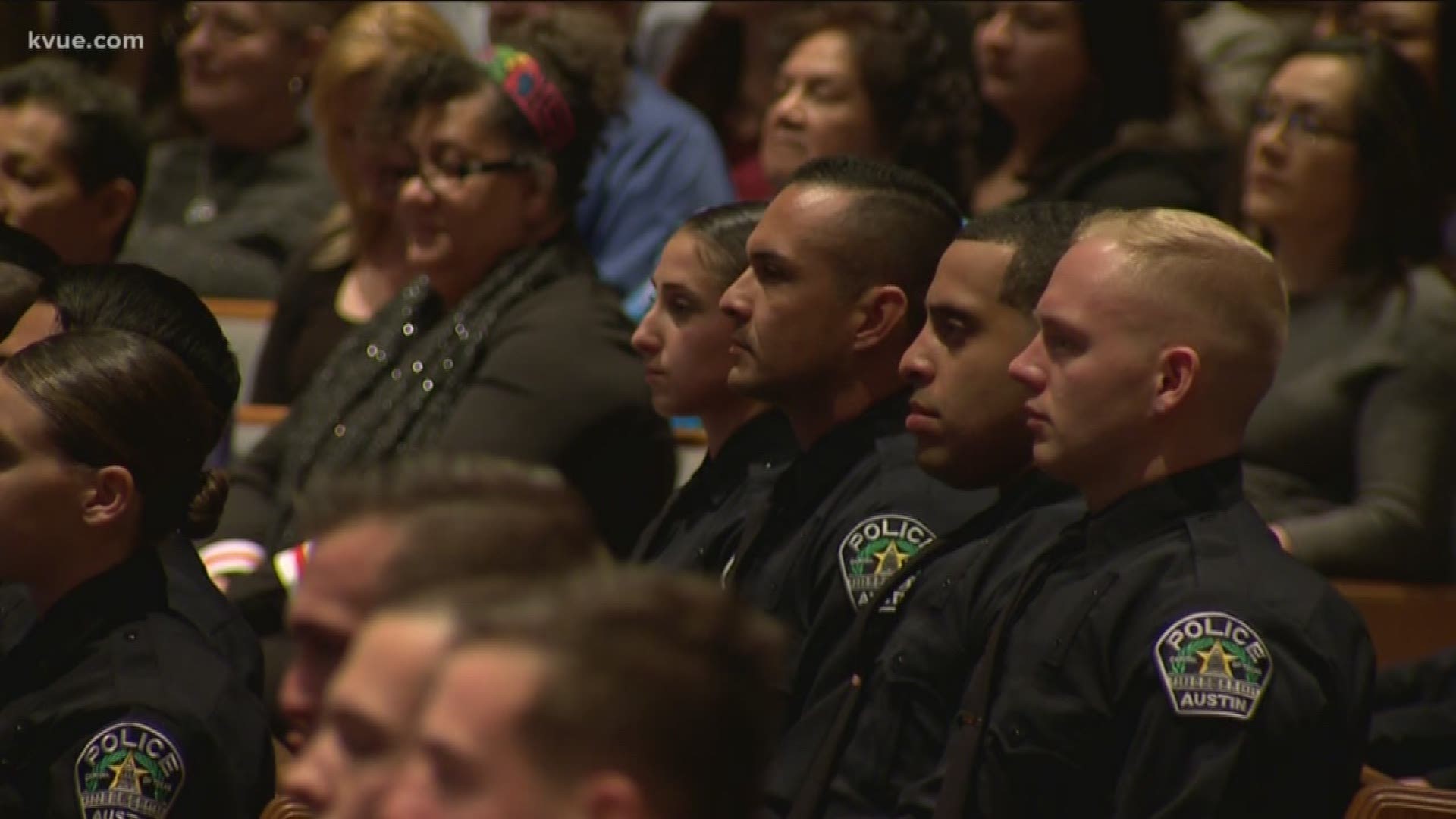 Austin Police Chief Brian Manley is happy to have a new class of cadets, just about ready to hit the streets.