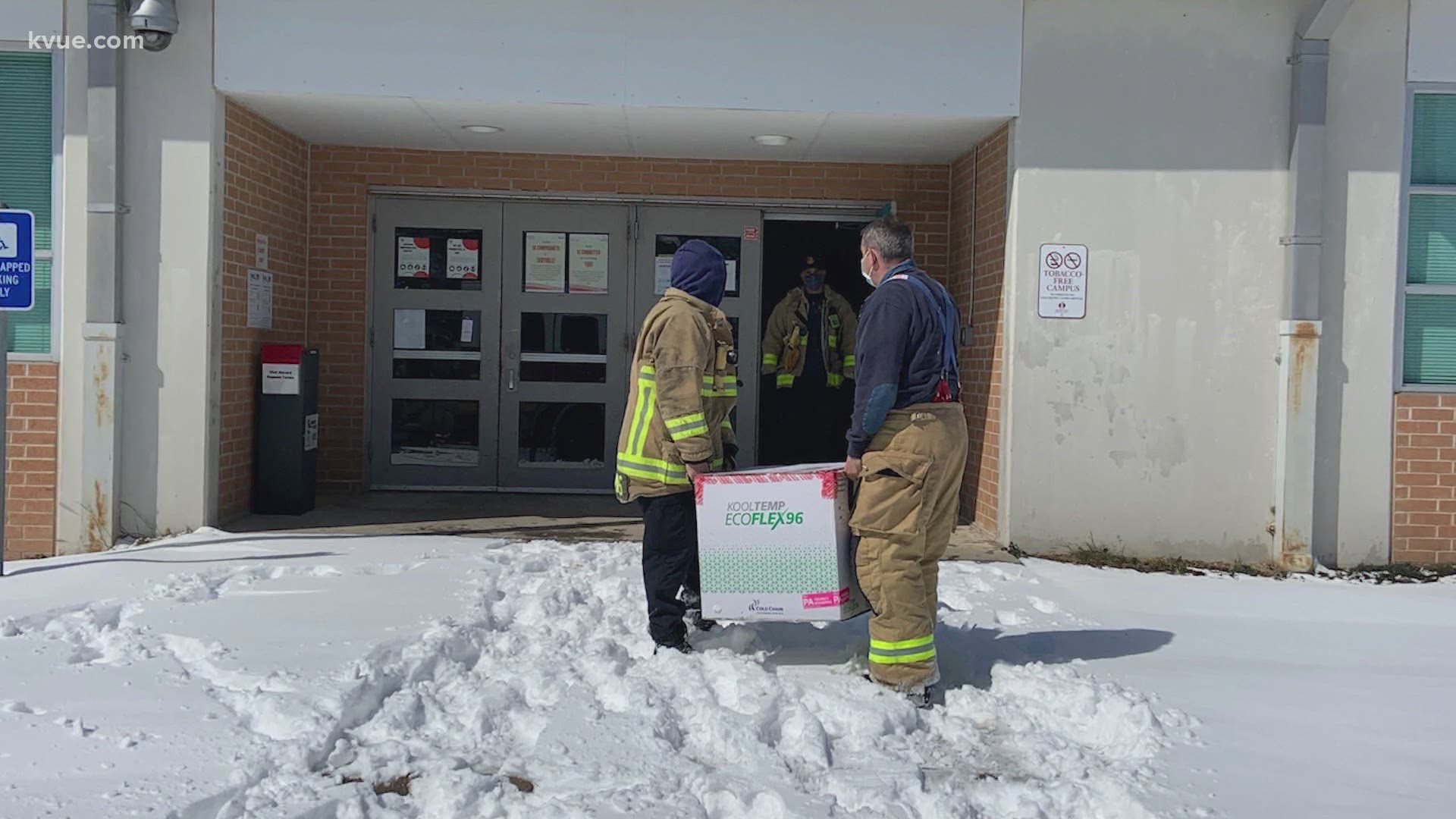Several cases of COVID-19 vaccine were at risk of spoiling due to power outages, but AFD firefighters jumped into action.