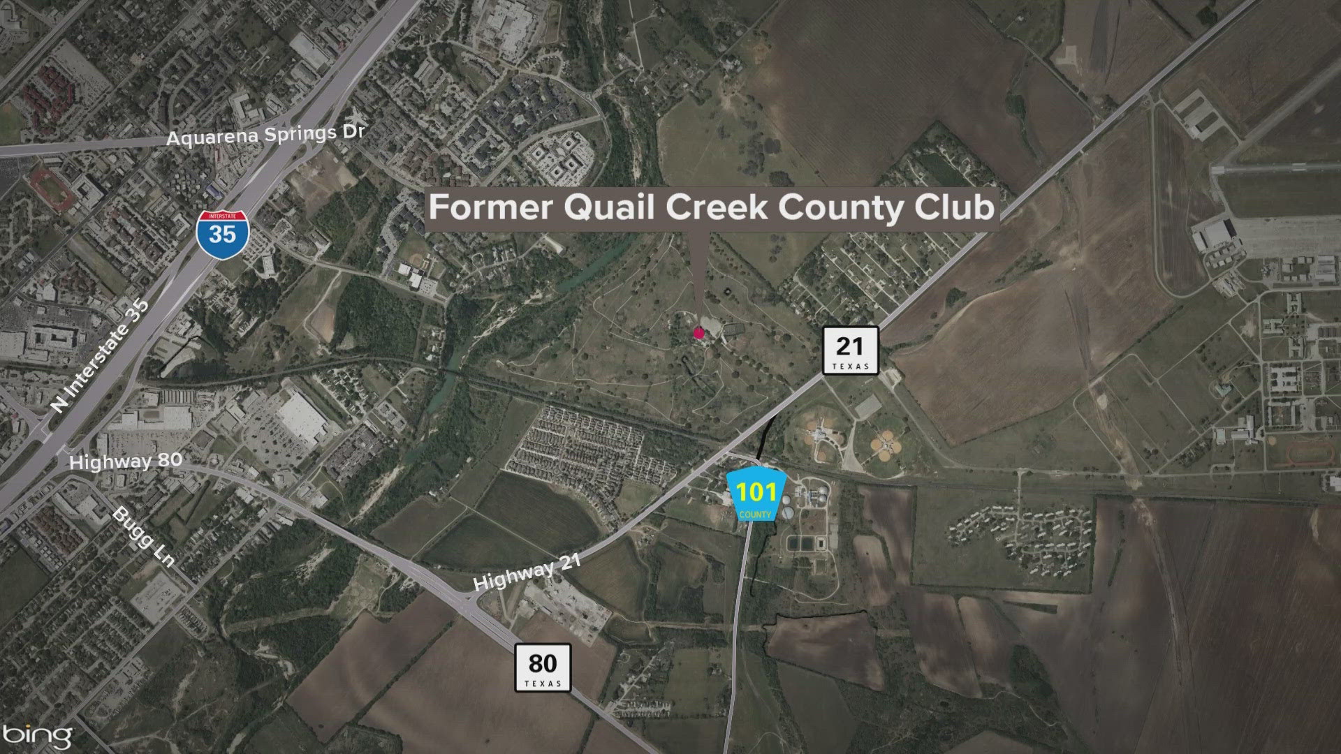 The new park would be located on the former grounds of the Quail Creek Country Club.