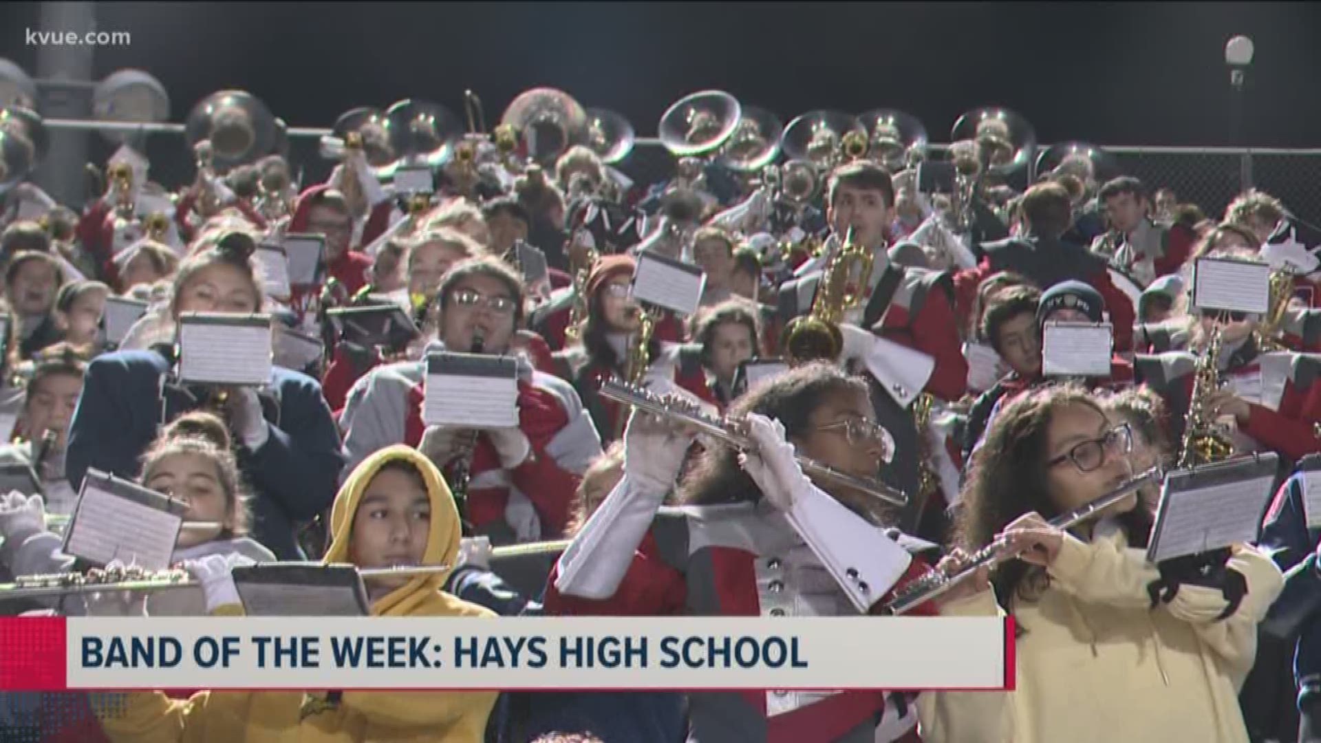 KVUE's Friday Football Fever Band of the Week for our Nov. 15 show goes to Hays High School!