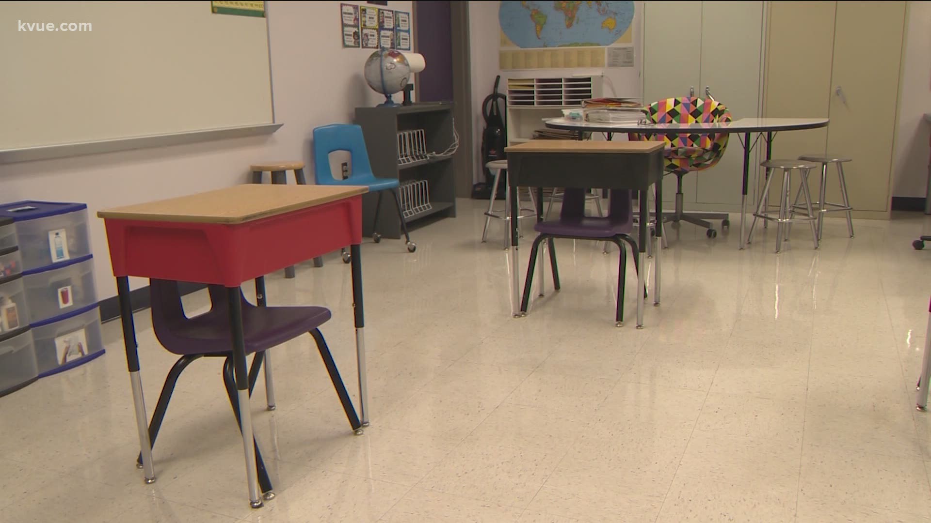 In just a few days, Thrall ISD will reopen classrooms. Mari Salazar gives us an exclusive look at what the classrooms will look like.