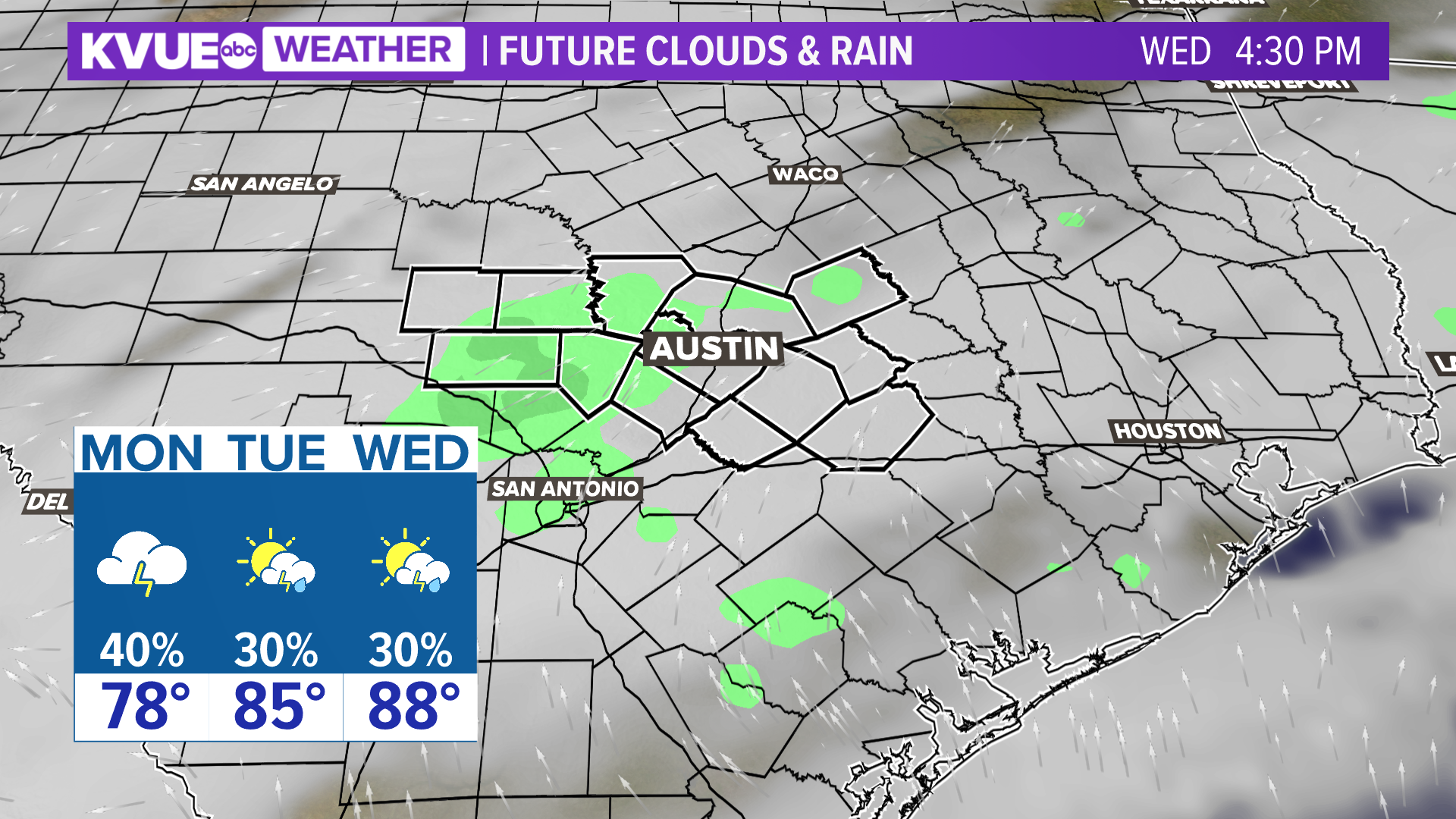 Austin weather Timeline of storms Thursday through the weekend