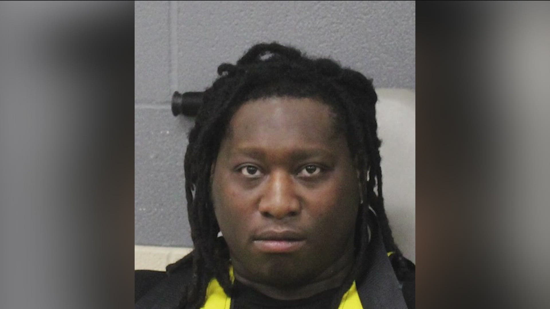 Tyrone Thompson, 23, is accused of hitting two pedestrians at East Seventh and Red River streets on March 12. He was later arrested following a separate crash.