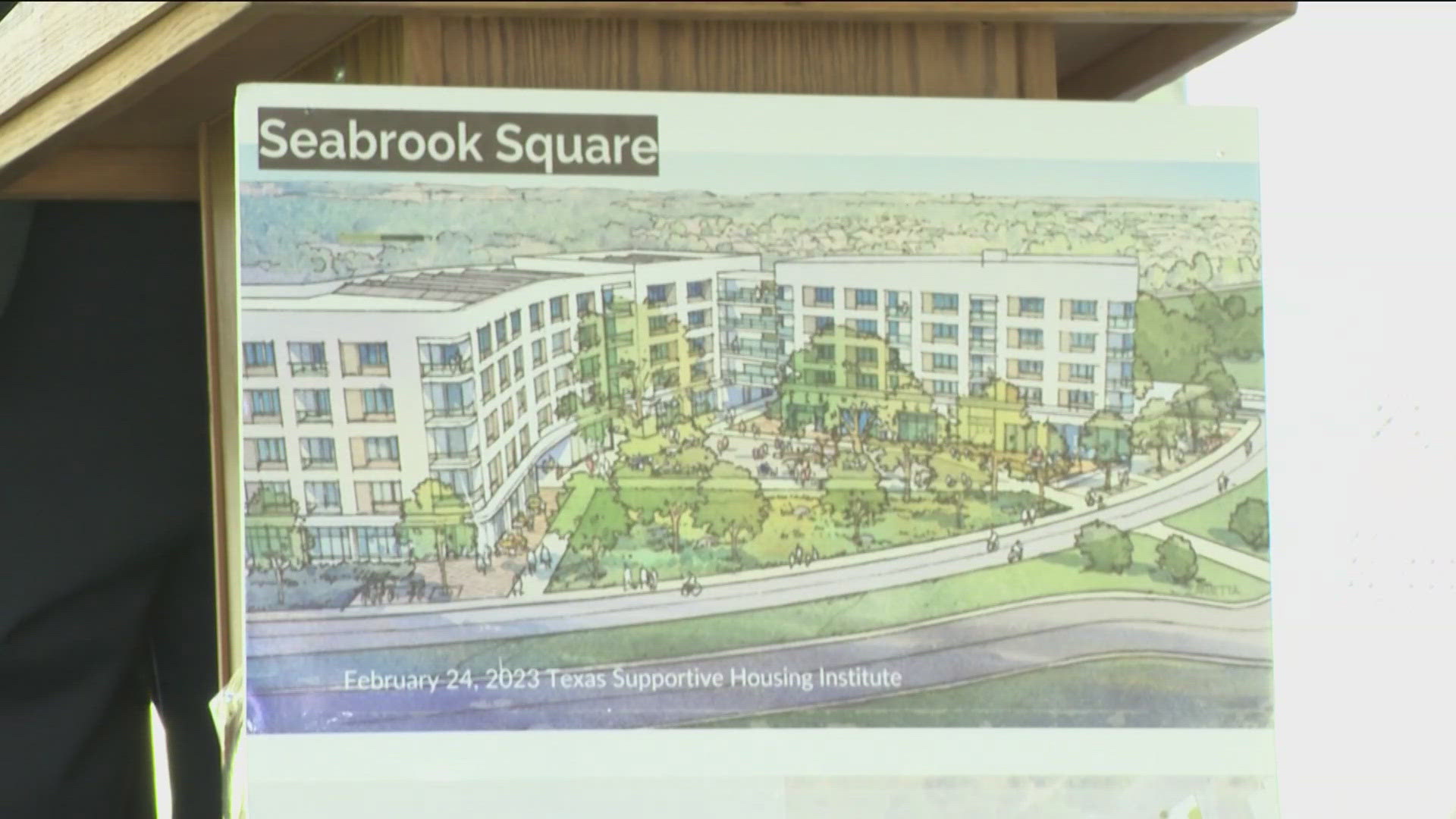 Phase II of Seabrook Square will provide 60 fully furnished units for unhoused people. Phase I will provide 204 affordable units for low-income Austinites.