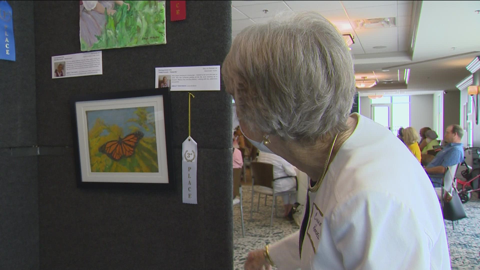 The contest showcases the artistic talents of older Texans living in retirement communities.