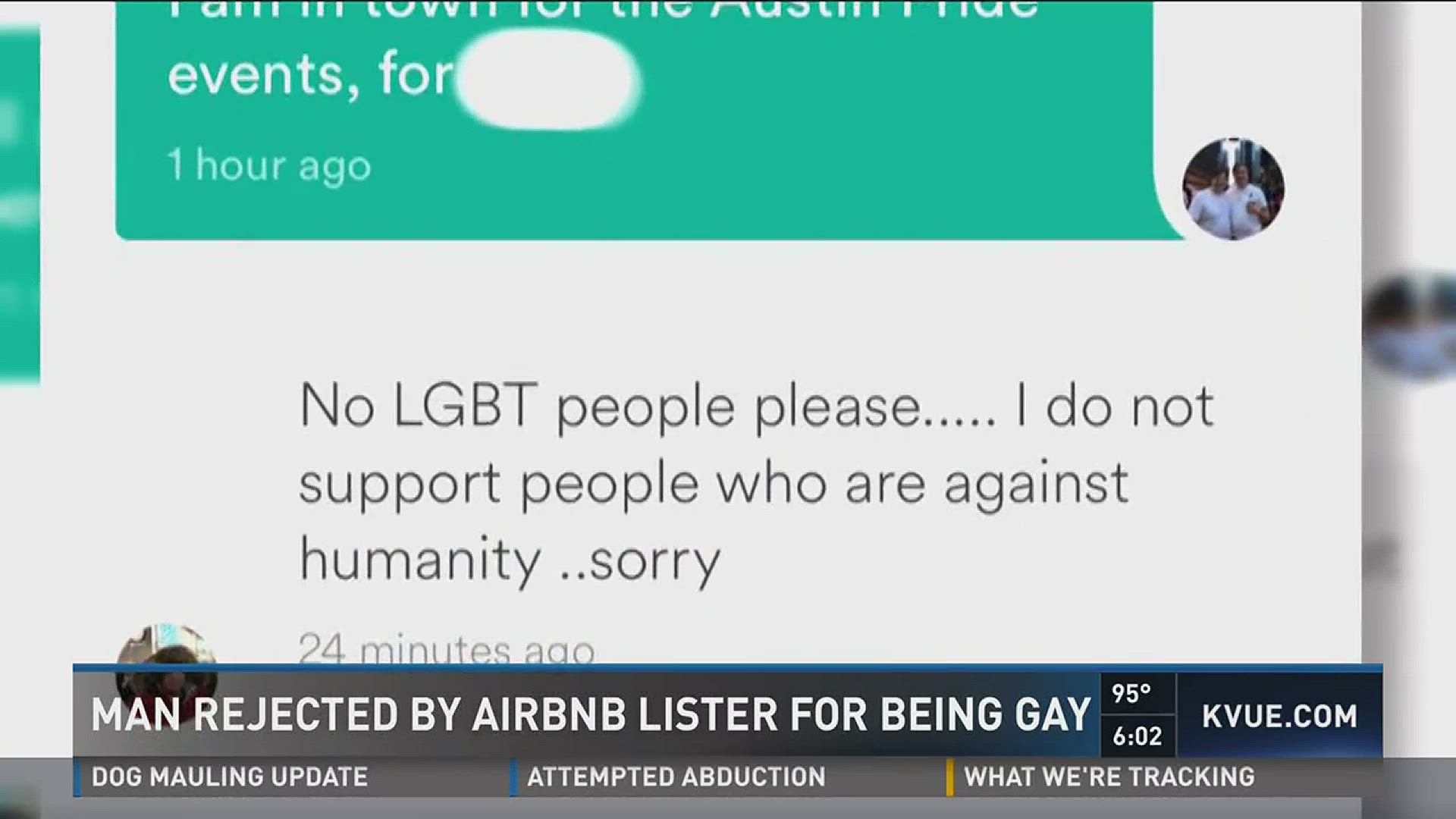 Man says he was rejected by Airbnb lister for being gay