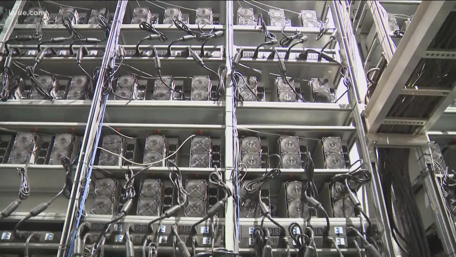 Texas Bitcoin mining facilities will be conserving power during this week's winter storm. The Riot Whinstone mining facility is in Rockdale, an hour from Austin.
