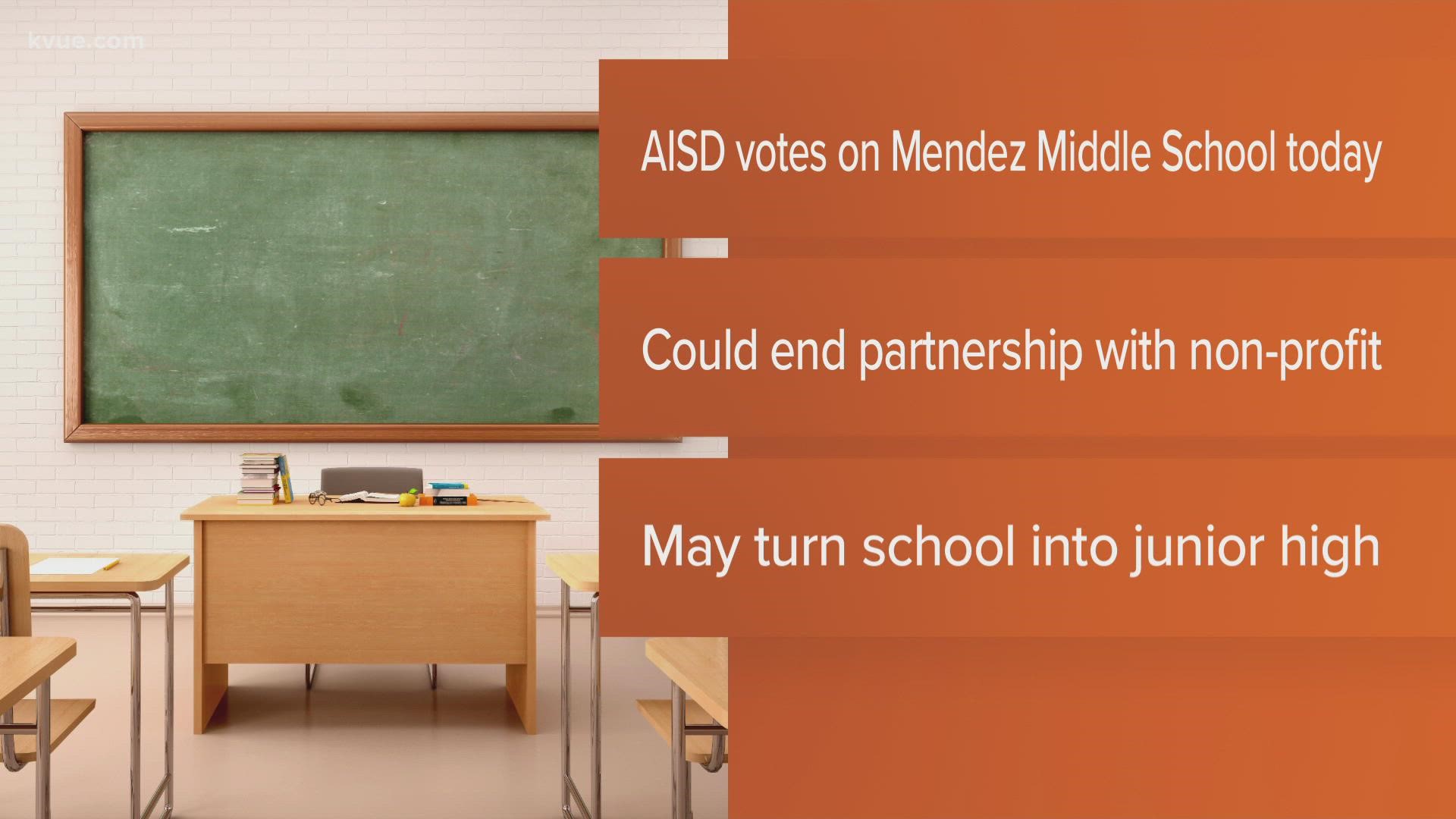 Austin ISD leaders are laying out a plan to improve Mendez Middle School.